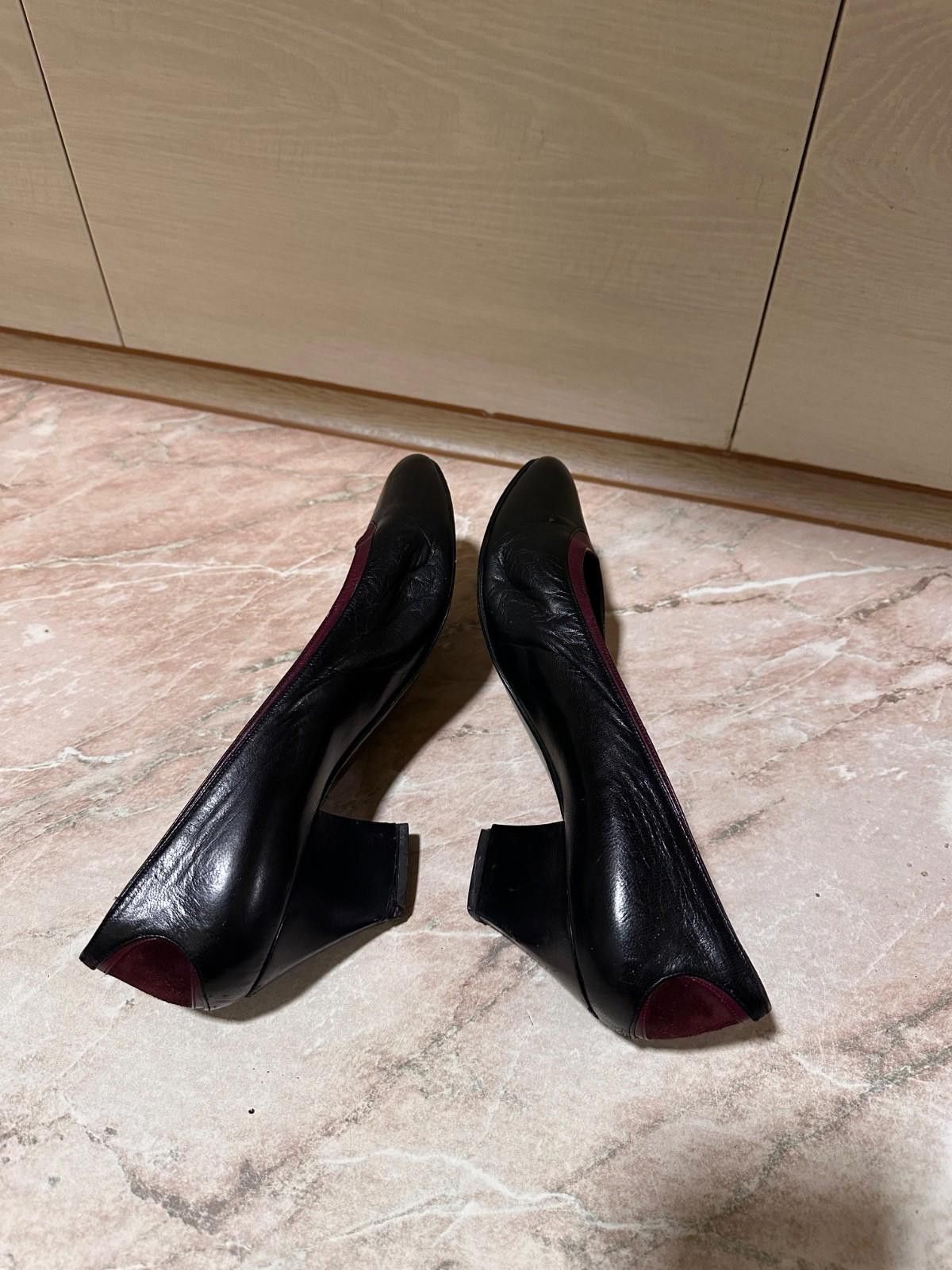 Thierry Mugler Thierry Mugler Vintage 80s Womens Leather Heels Shoes 39.5 Size US 9.5 / IT 39.5 - 8 Thumbnail