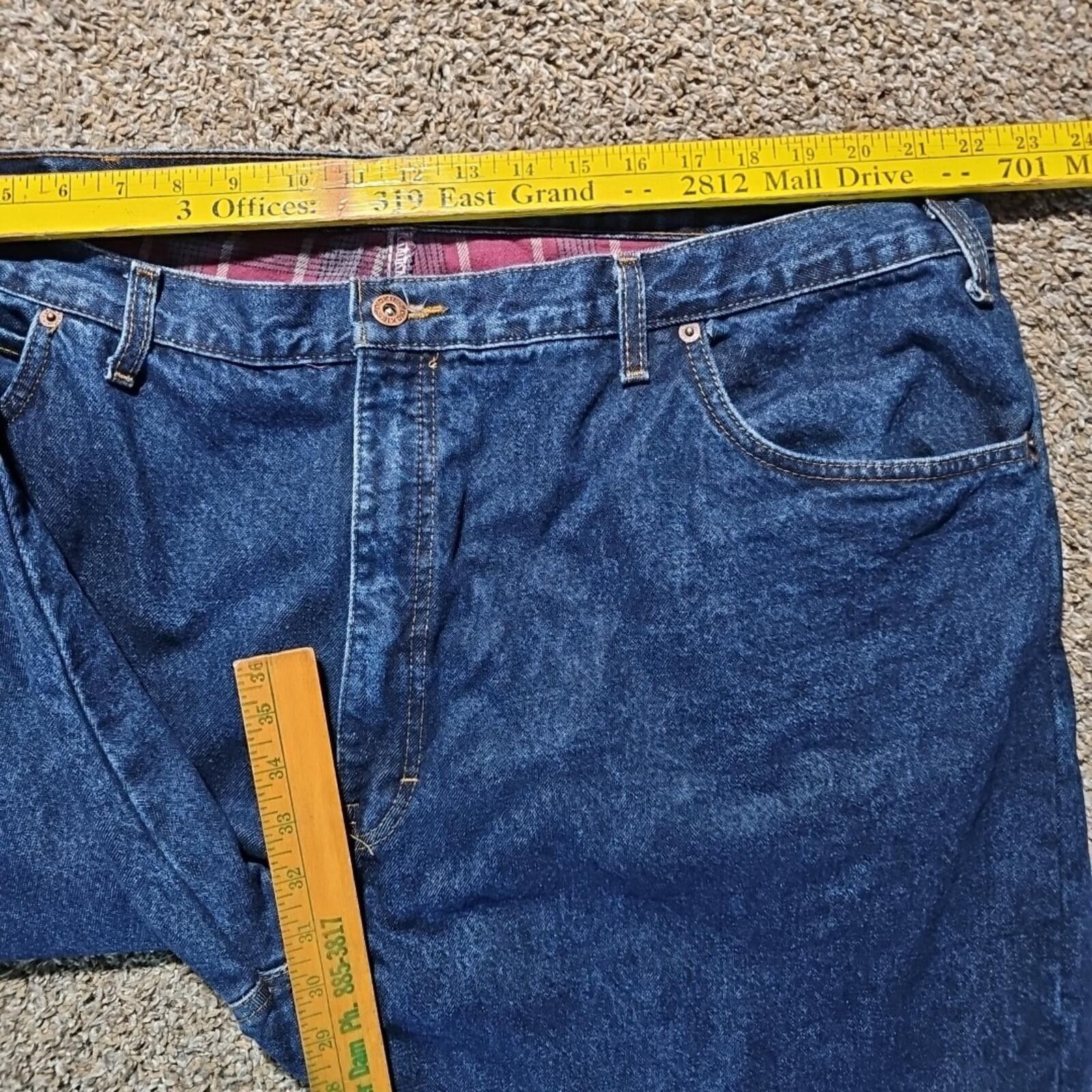 Dickies Dickies Relaxed Flannel Lined 44x 30 Blue Jeans Size US 44 / EU 60 - 5 Thumbnail