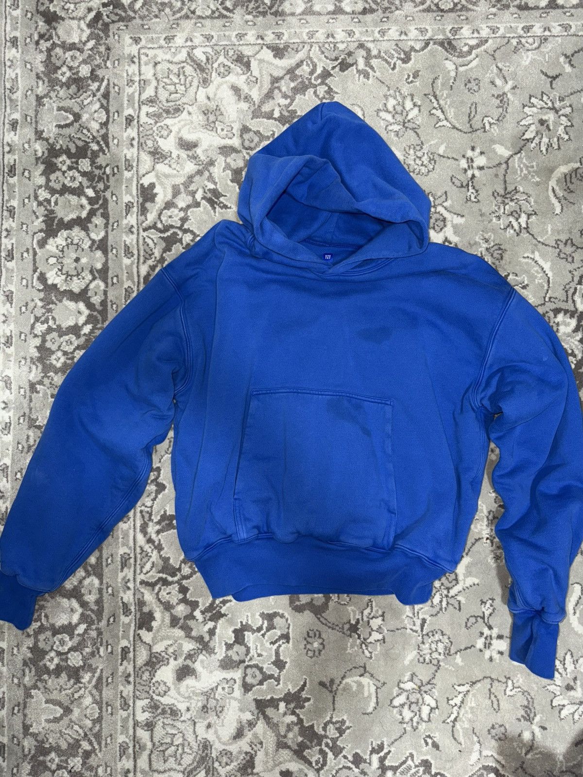 Gap × Yeezy Yeezy Gap Hoodie Blue | Grailed