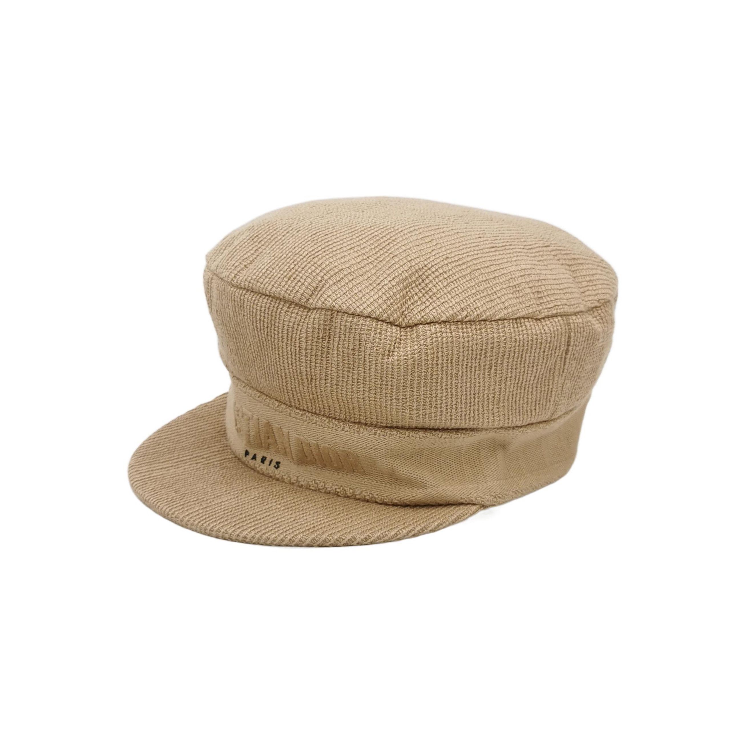 Dior Christian Dior Logo Embroidered Cotton Hat Size 57 Size ONE SIZE - 1 Thumbnail
