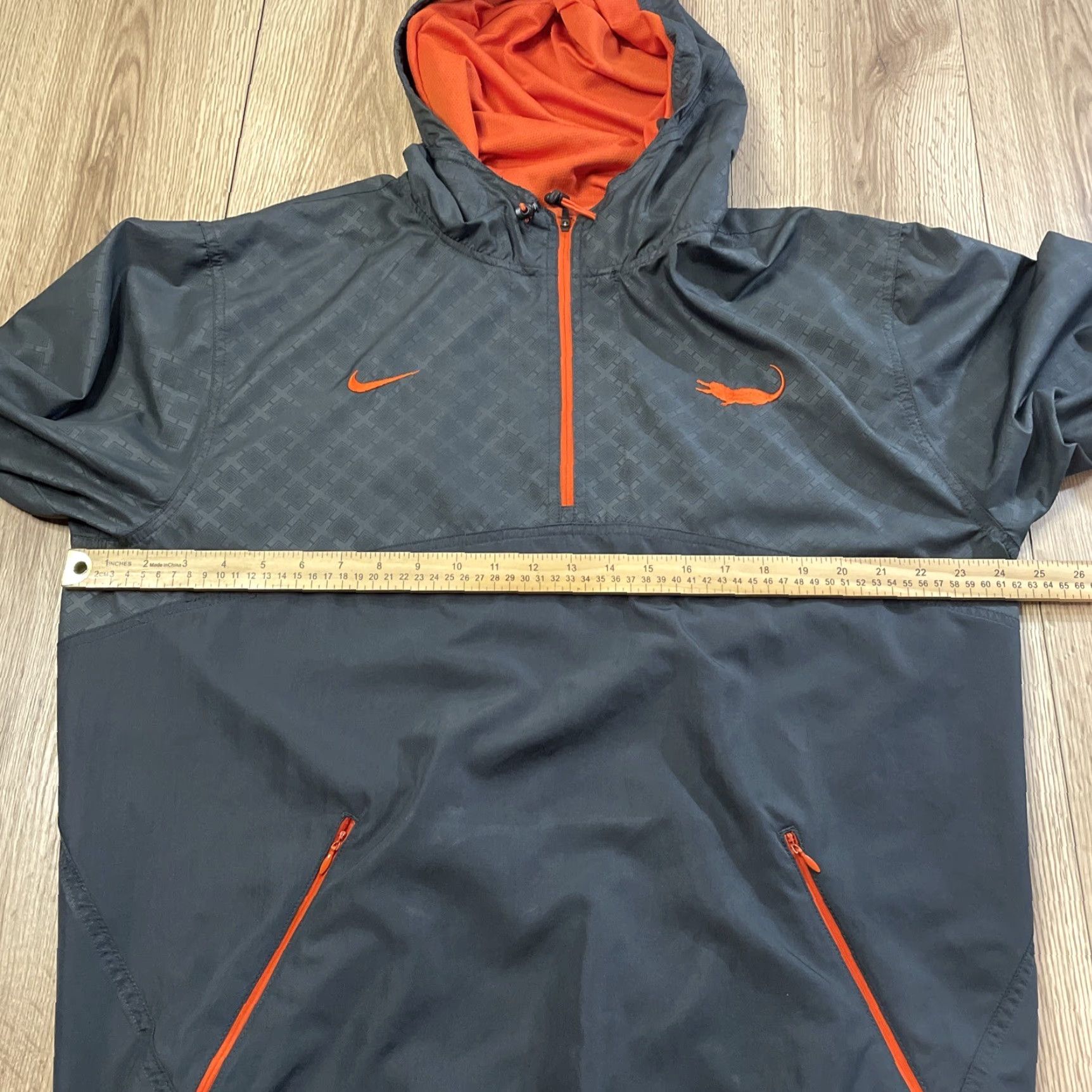 Nike Nike Team Jacket Pullover Florida Gators Gray Windbreaker M Mens 1/4 Zip Embroidered Lightweight Pockets Size US M / EU 48-50 / 2 - 5 Thumbnail