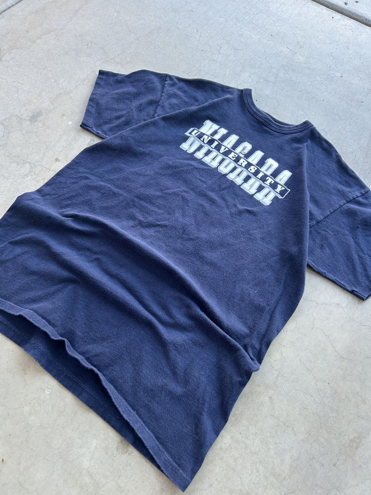 Champion × Vintage Vintage Champion Ringer Niagara University T Shirt Size US XXL / EU 58 / 5 - 2 Thumbnail