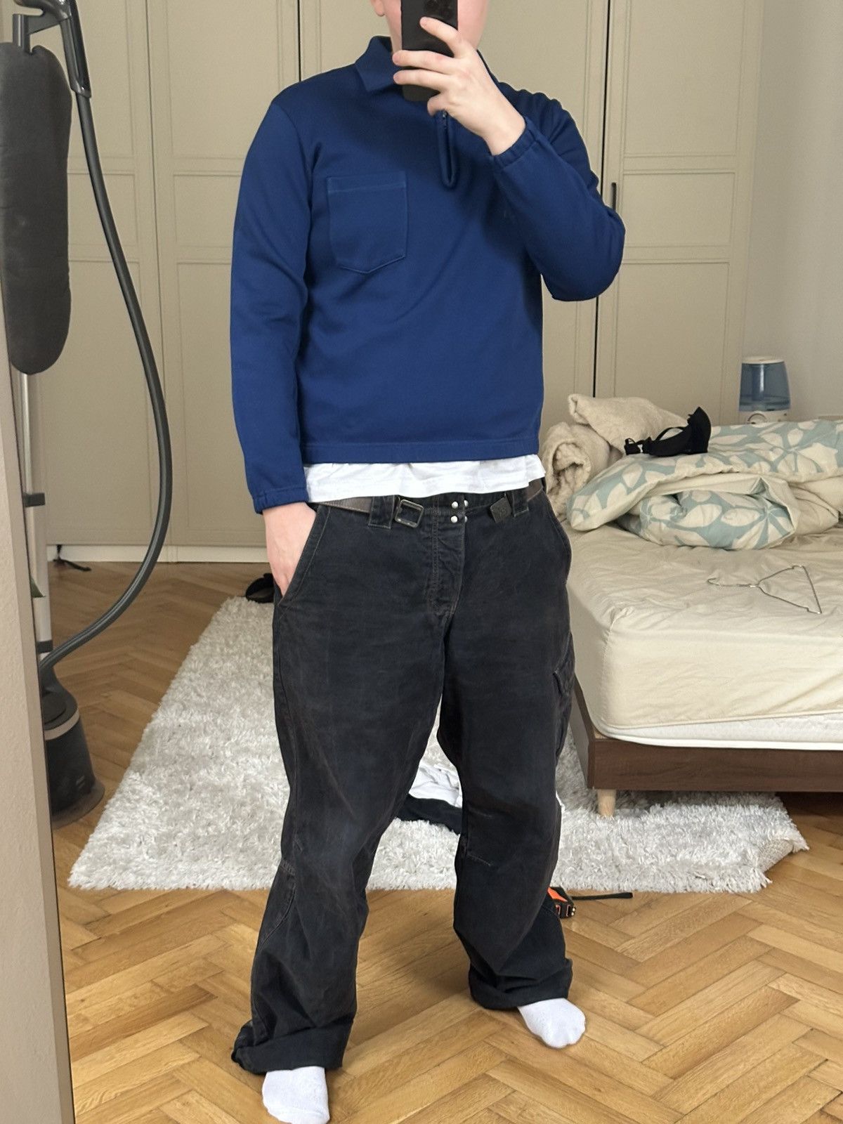 Comme des Garcons Comme Des Garçons 2003 Vintage Archive 1/3 zip Polo Sleeve Size US S / EU 44-46 / 1 - 11 Thumbnail