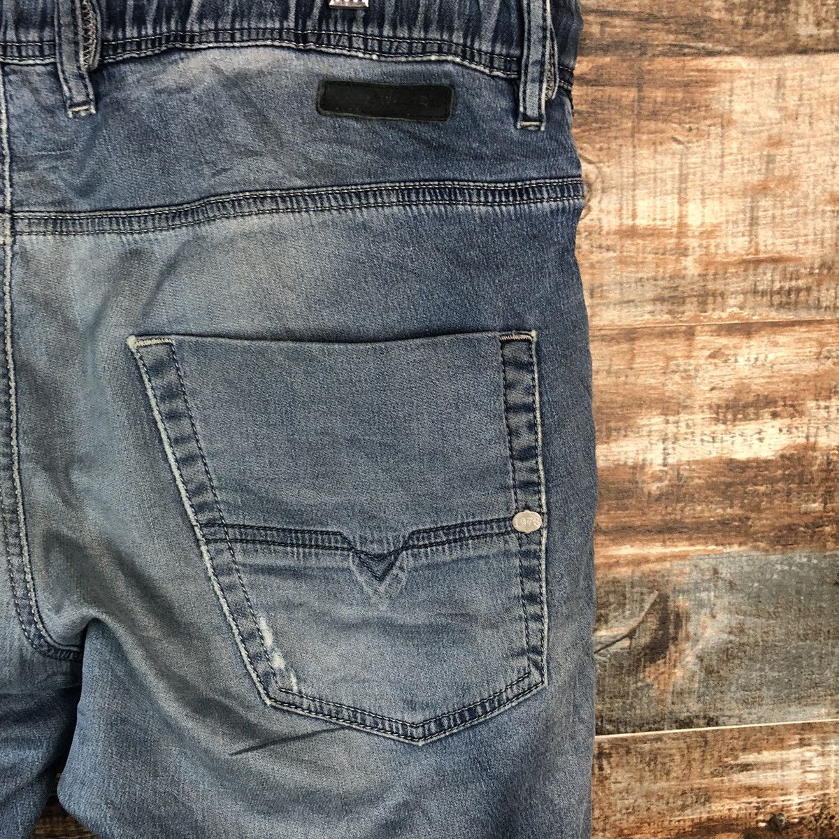 Diesel Diesel Blue Distressed Denim Pants #A2092 Size US 33 - 20 Thumbnail