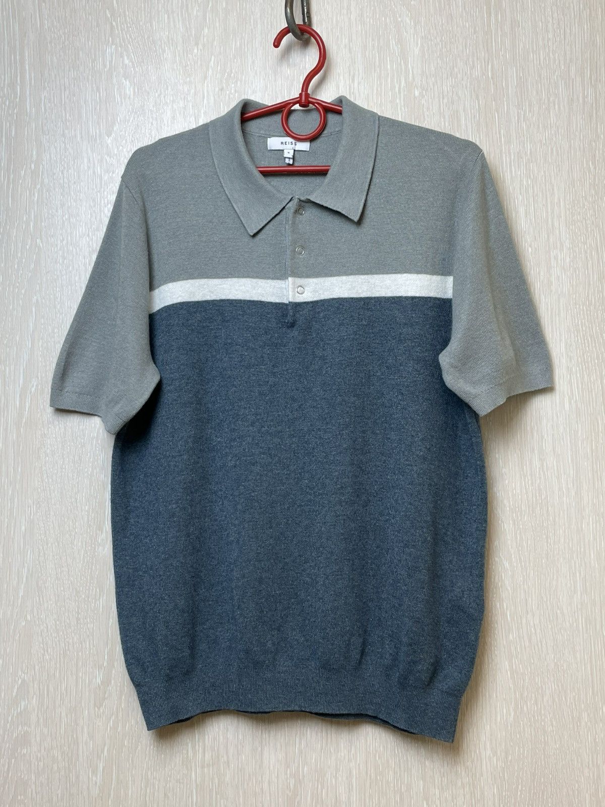Reiss Reiss ‘Cairns’ Colour Block Polo Shirt Size US S / EU 44-46 / 1 - 1 Thumbnail