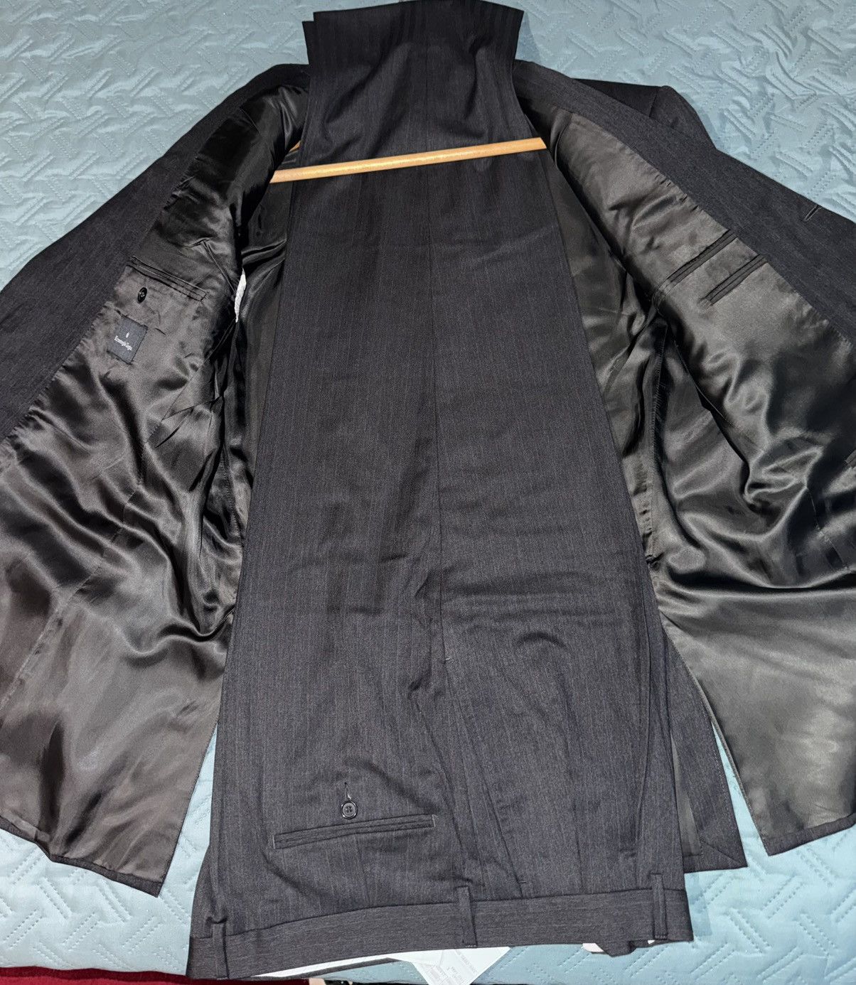 Ermenegildo Zegna Ermenegildo Zegna Pinstripe Suit - 100% Wool Size 46R - 4 Thumbnail