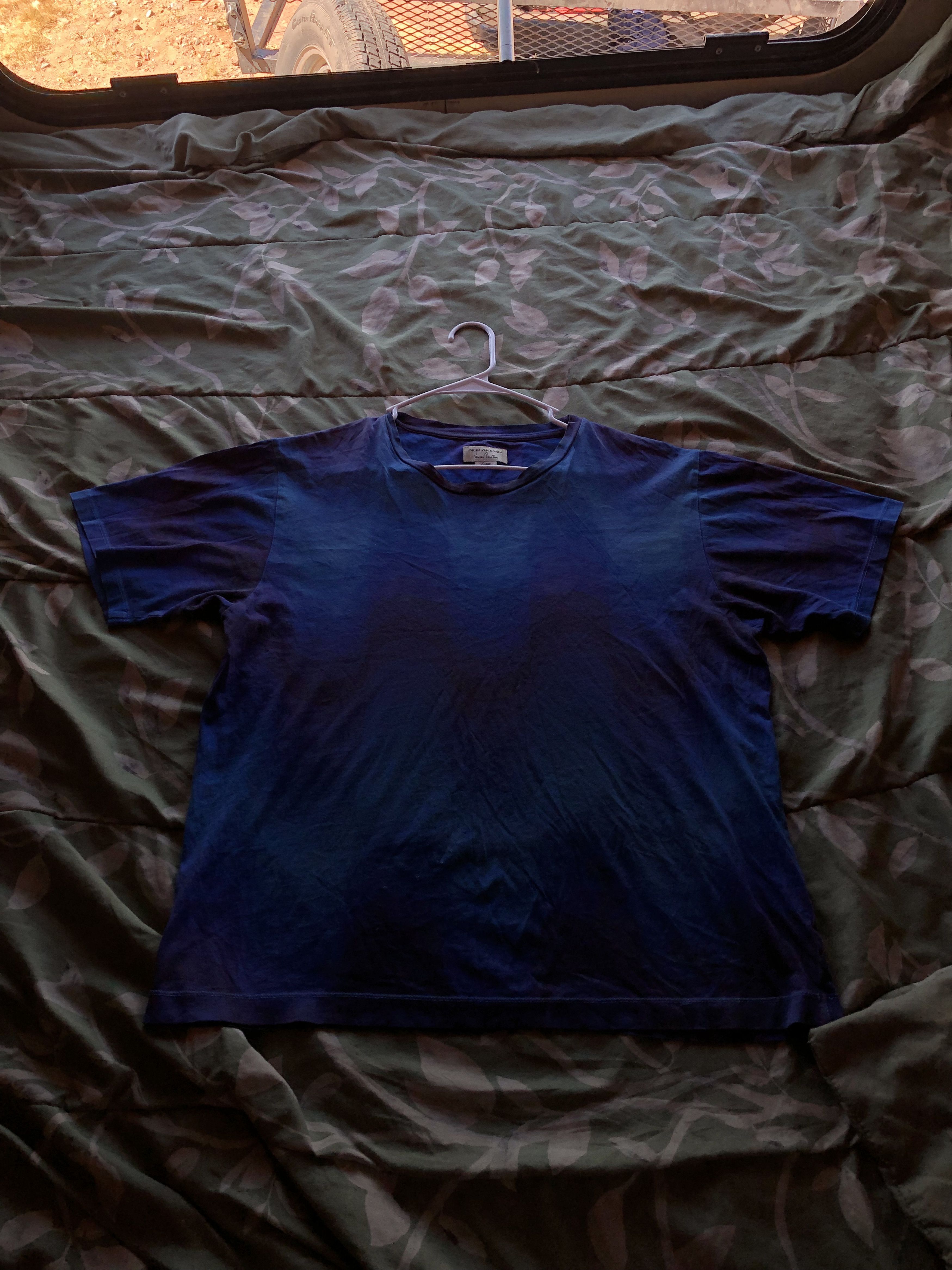 Dries Van Noten Dries Van Noten x Verner Panton Blue Wave Print Shirt Size US L / EU 52-54 / 3 - 5 Thumbnail