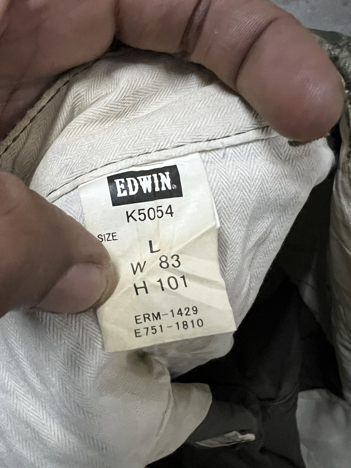 Edwin × Vintage EDWIN 505 KHAKIS PANT Size US 32 / EU 48 - 9 Thumbnail