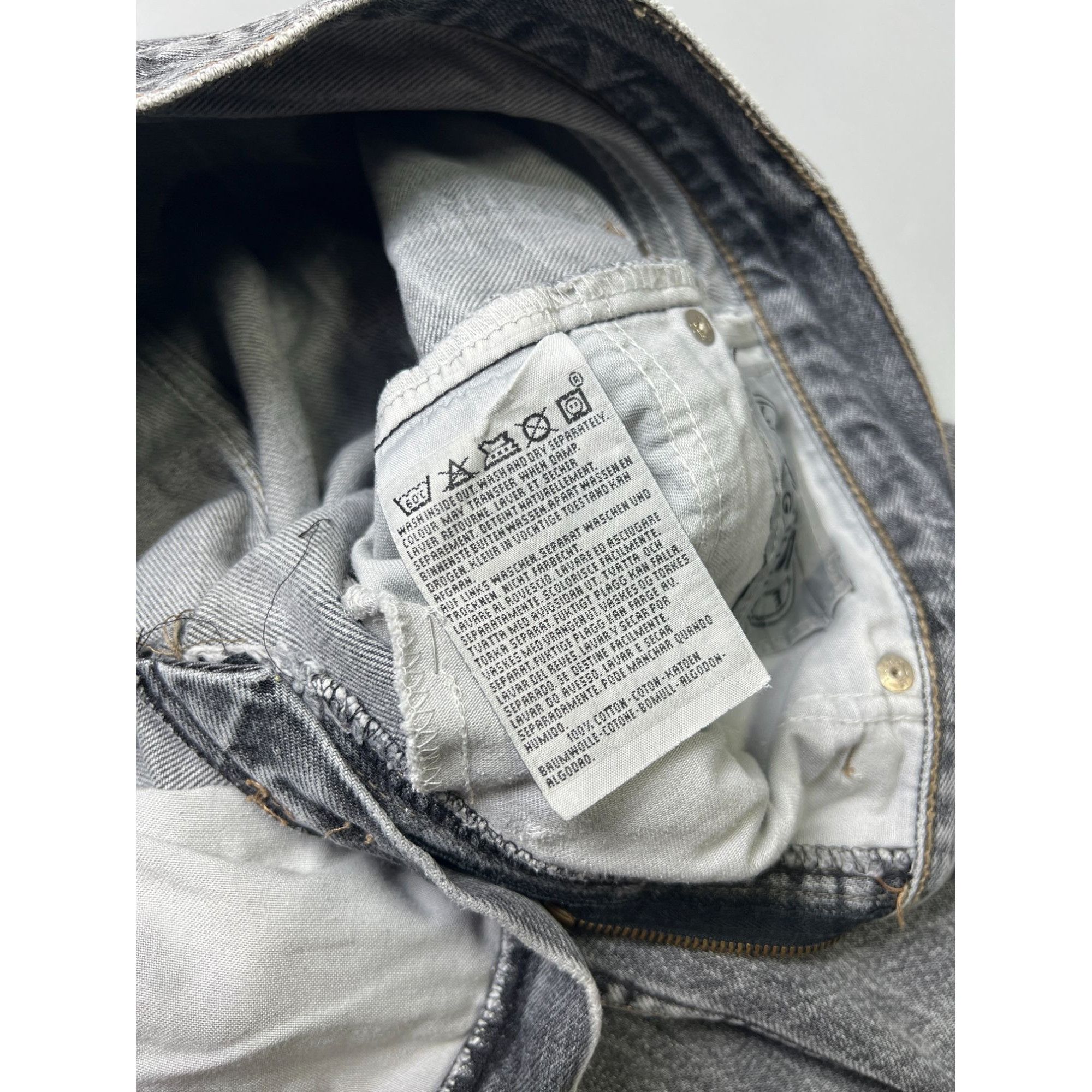 Levi's Vintage Clothing Levi’s 615 Vintage Orange Tab Gray Denim Jeans Pants (Y1058) Size US 33 - 11 Thumbnail
