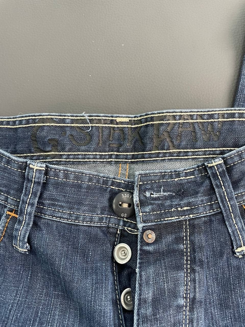 G-Star Vintage Gstar Raw denim Jeans Baggy Drill cargo Oldmoney Size US 32 / EU 48 - 6 Thumbnail