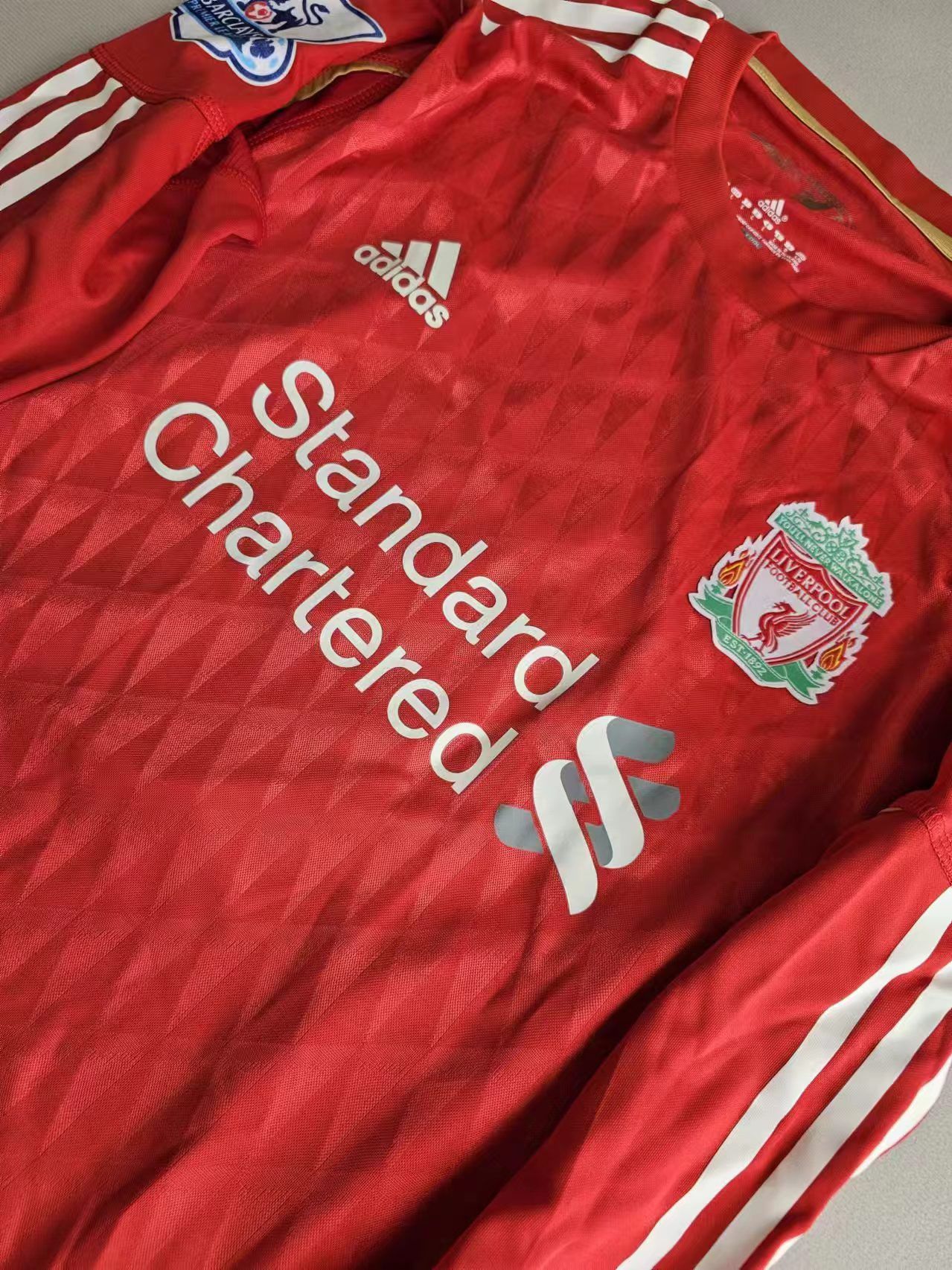Vintage 2010 2011 Liverpool #8 Steven Gerrard Jersey Size US XL / EU 56 / 4 - 3 Thumbnail