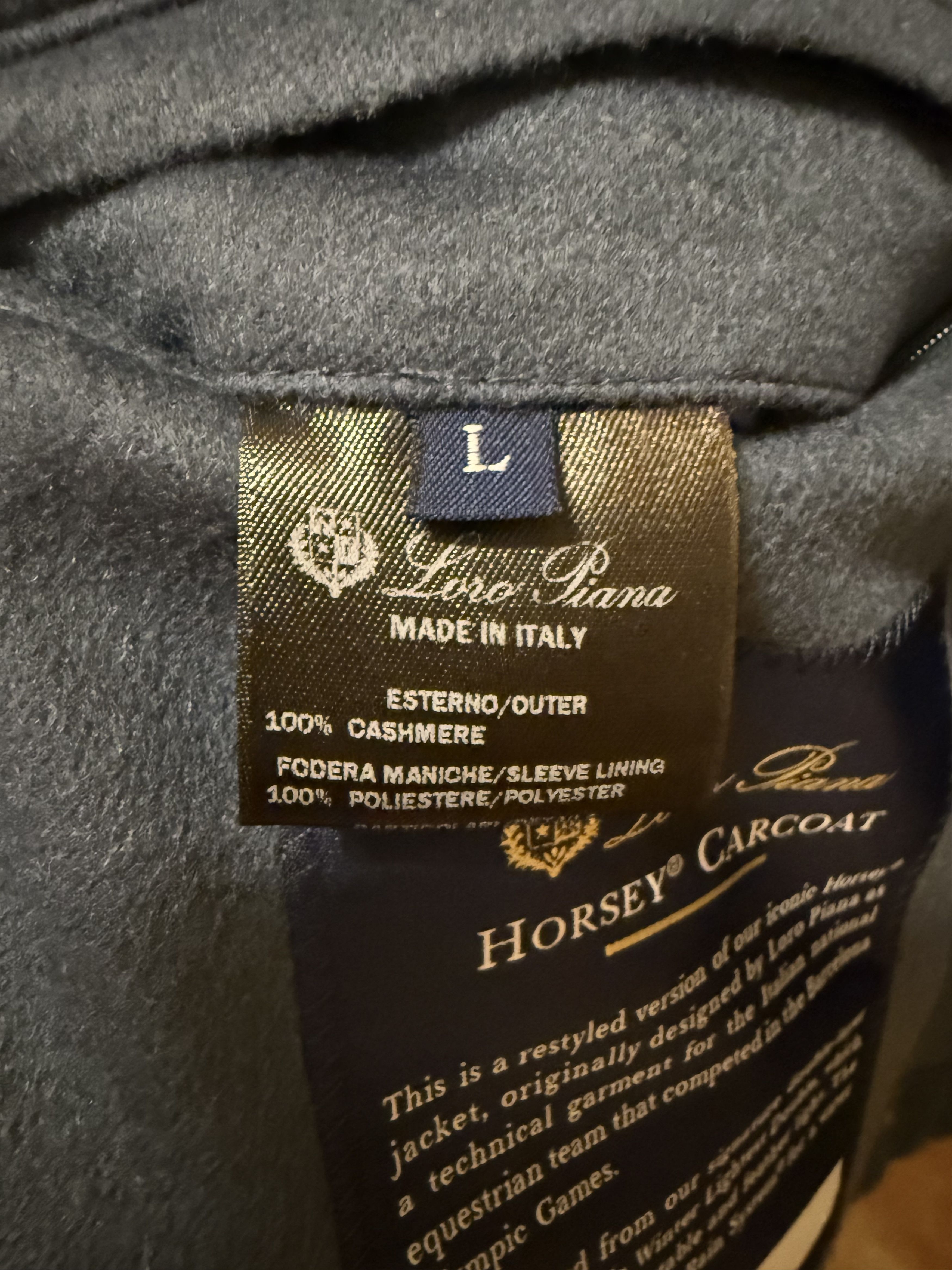 Loro Piana Loro Piana Hersey Coat Size US L / EU 52-54 / 3 - 5 Thumbnail