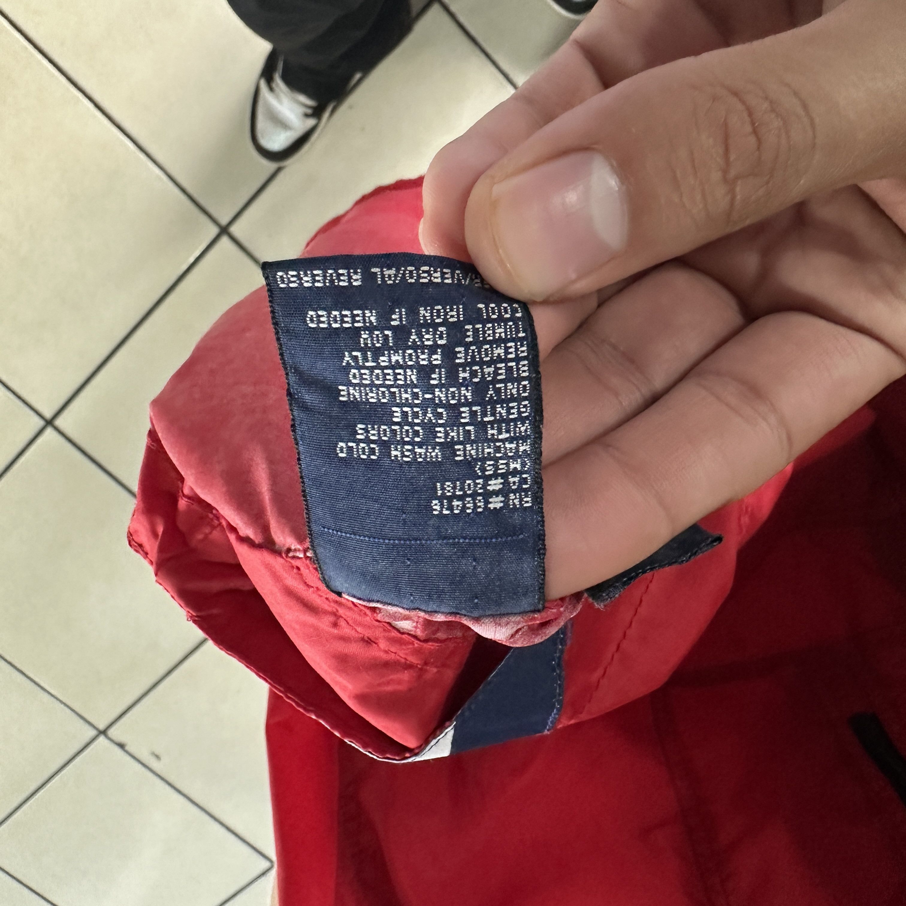 Tommy Hilfiger Vintage Tommy Jeans 1/4 Jacket Mens Medium Red Windbreaker Size US M / EU 48-50 / 2 - 9 Thumbnail