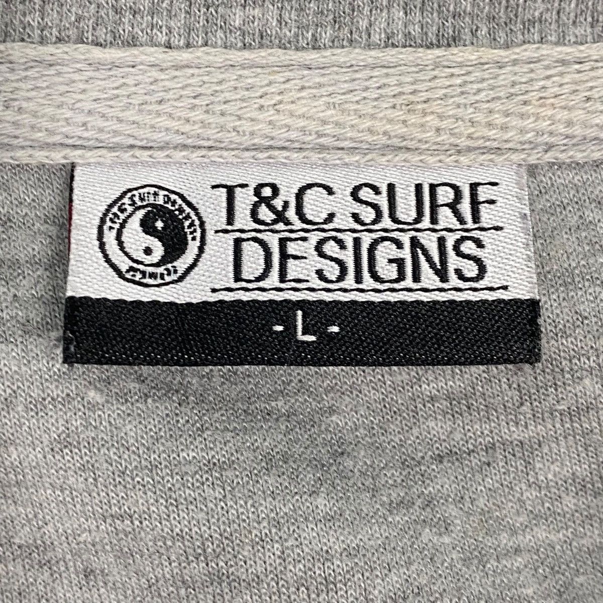 Vintage Vintage T&C Surf Hawaii Half Zipper Grey Sweathirt Size L Size US L / EU 52-54 / 3 - 6 Thumbnail