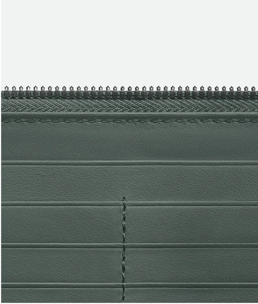 Bottega Veneta o1w1db10525 Size: OS / Intrecciato Zip Around Wallet Grey Size ONE SIZE - 2 Thumbnail