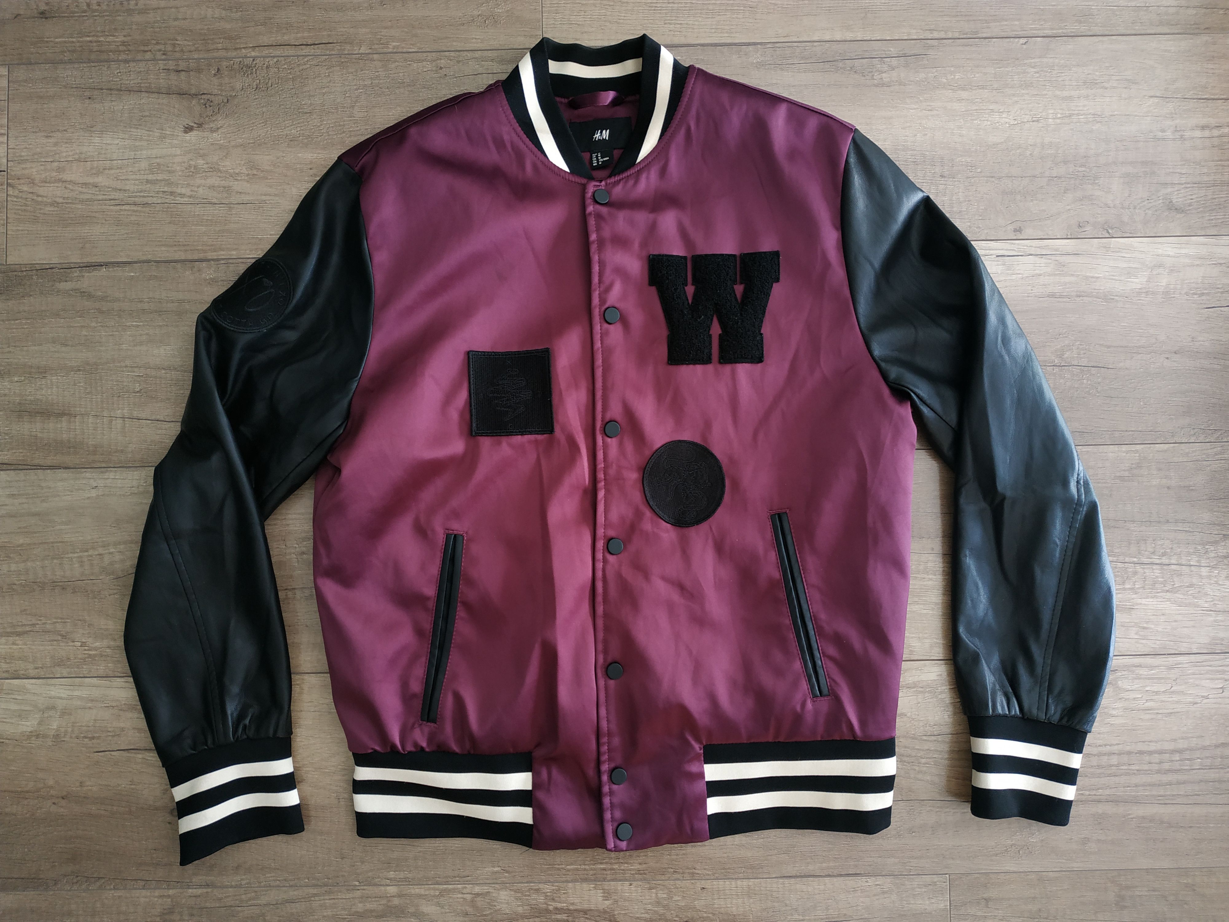 H&M × The Weeknd H&M x The Weeknd Men's Varsity/Bomber Jacket, s. MEDIUM Size US M / EU 48-50 / 2 - 1 Thumbnail