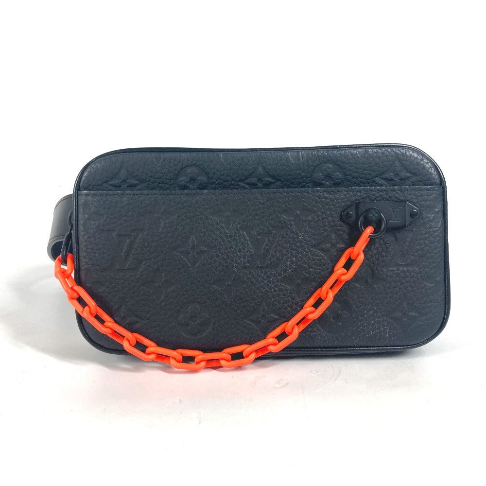 Louis Vuitton Louis Vuitton M53550 Body Bag Briefcase Pochette Metis Volga Clutch Chain Waist Leather Men Black Size ONE SIZE - 1 Thumbnail