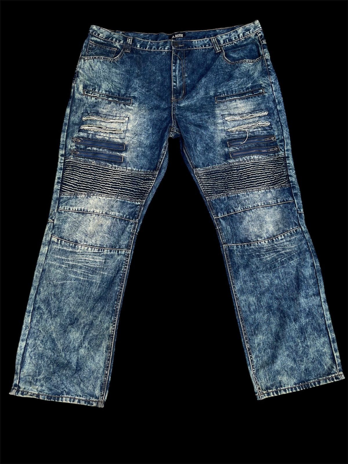 If Six Was Nine × Japanese Brand × Le Grande Bleu (L.G.B.) Baggy Crazy LGB Inspired Denim Size US 38 / EU 54 - 1 Thumbnail