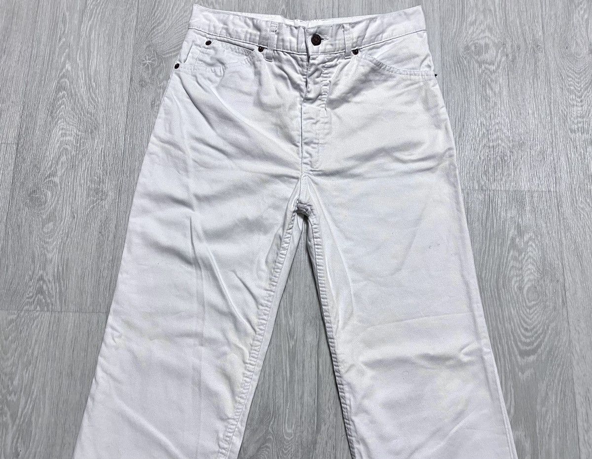 Levi's Vintage Clothing Deadstock Archival 50’s-60’s Levis White Fringed Jeans Denim Size 28" / US 6 / IT 42 - 6 Thumbnail