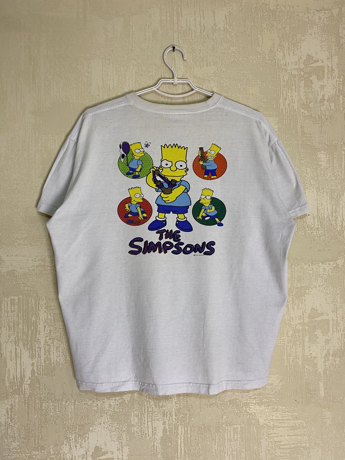 Cartoon Network × Vintage Vintage The Simpson 90s DISTRESSED BOXY FIT T-shirt Size US XL / EU 56 / 4 - 1 Thumbnail