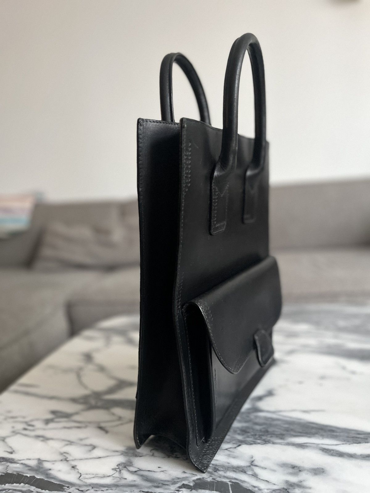 Kris Van Assche KRISVANASSCHE Archive Leather Tote Bag Size ONE SIZE - 4 Thumbnail