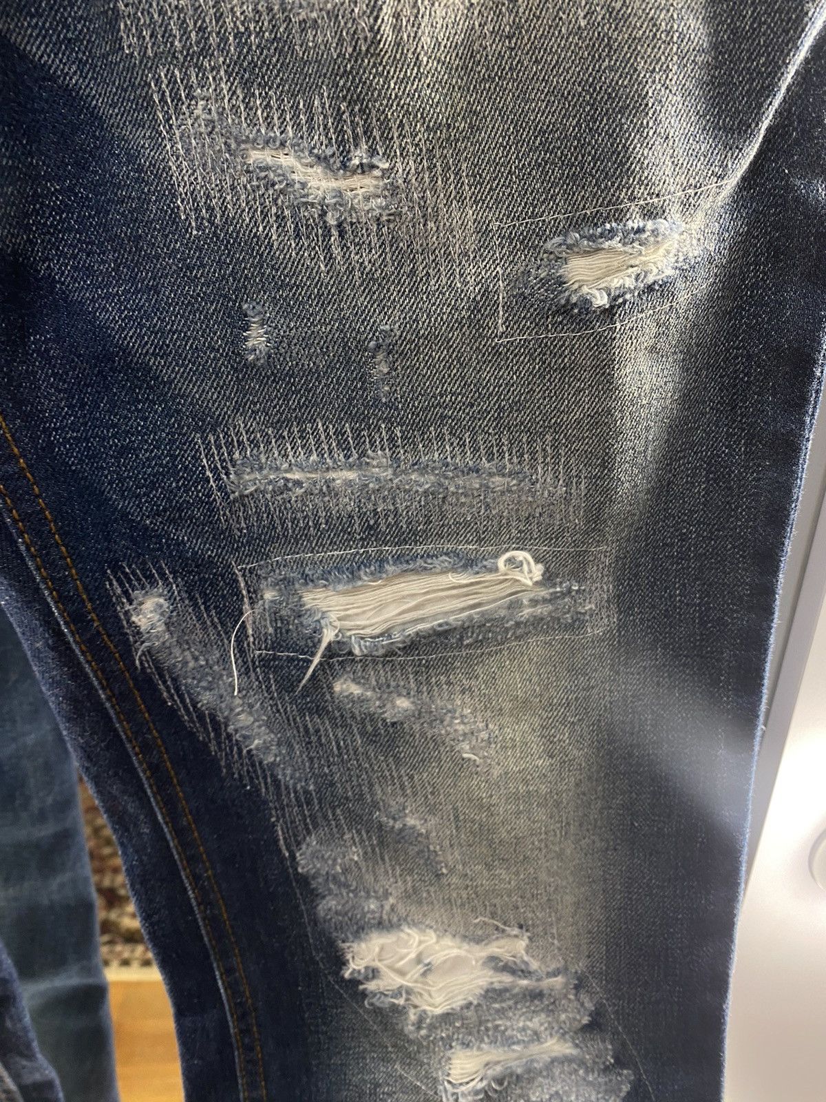 Dolce & Gabbana Dolce & Gabbana #14 Classic Destroyed Denim Jeans Size US 44 / EU 60 - 17 Thumbnail