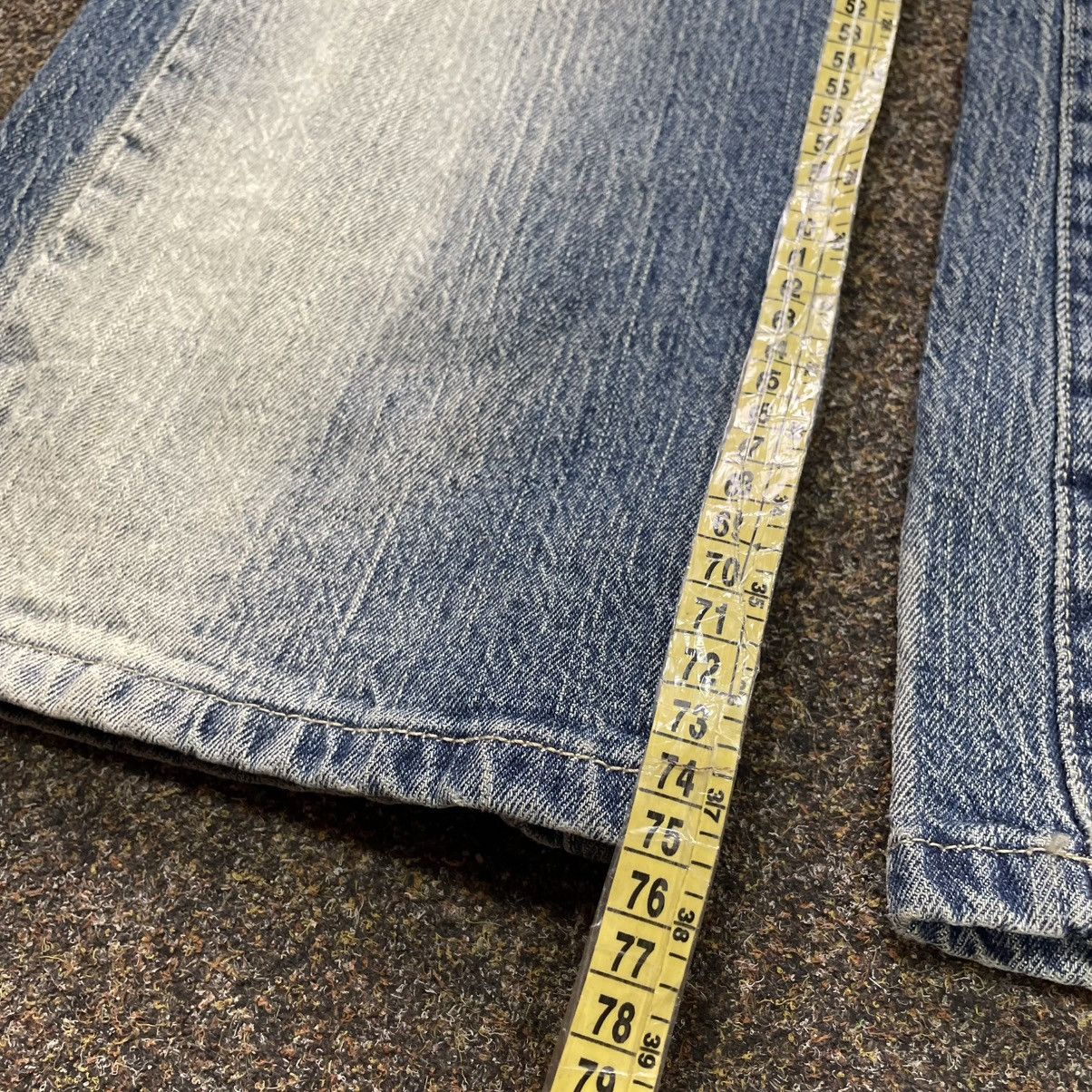 Vintage Vintage Y2K Distressed Flared Jeans Grunge 90s Archive Slim Size 34" / US 12 / IT 48 - 8 Thumbnail