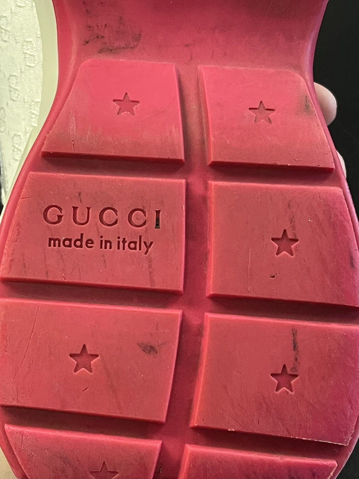 Gucci Size 10.5G/11US - Gucci GG Rhyton White/Yellow/Brown Men's Size US 11 / EU 44 - 14 Thumbnail