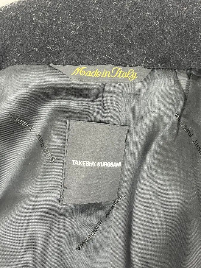 Vintage Takeshy Kurosawa Black Wool Minimalist Japanese Jacket Size US S / EU 44-46 / 1 - 12 Thumbnail