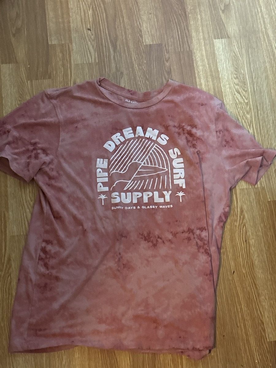 Old Navy Old Navy Tye-Dye Graphic T-Shirt, Pink/Magenta Size US L / EU 52-54 / 3 - 1 Thumbnail