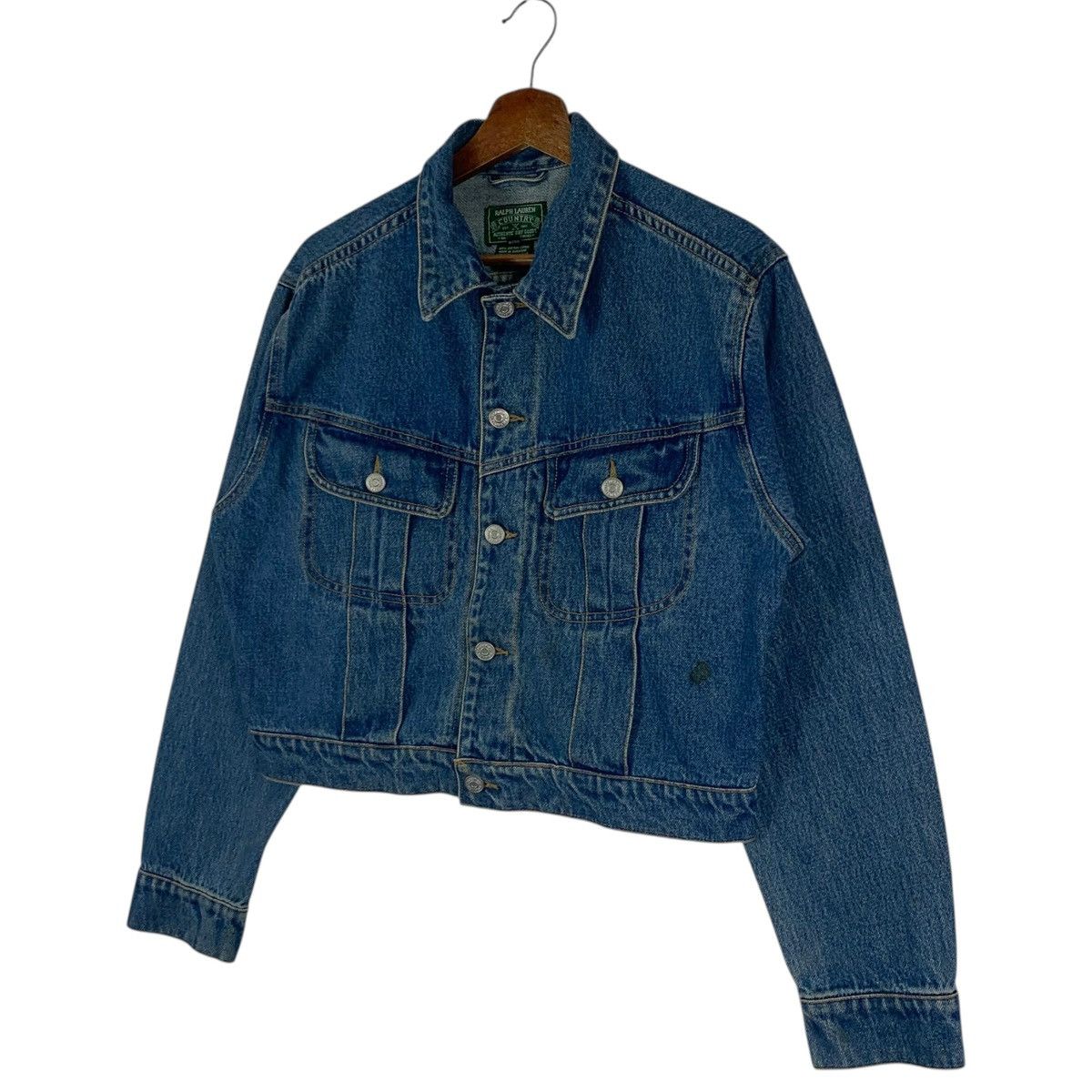 Polo Ralph Lauren VINTAGE POLO COUNTRY RALPH LAUREN DENIM TRUCKER JACKET Size US M / EU 48-50 / 2 - 2 Thumbnail