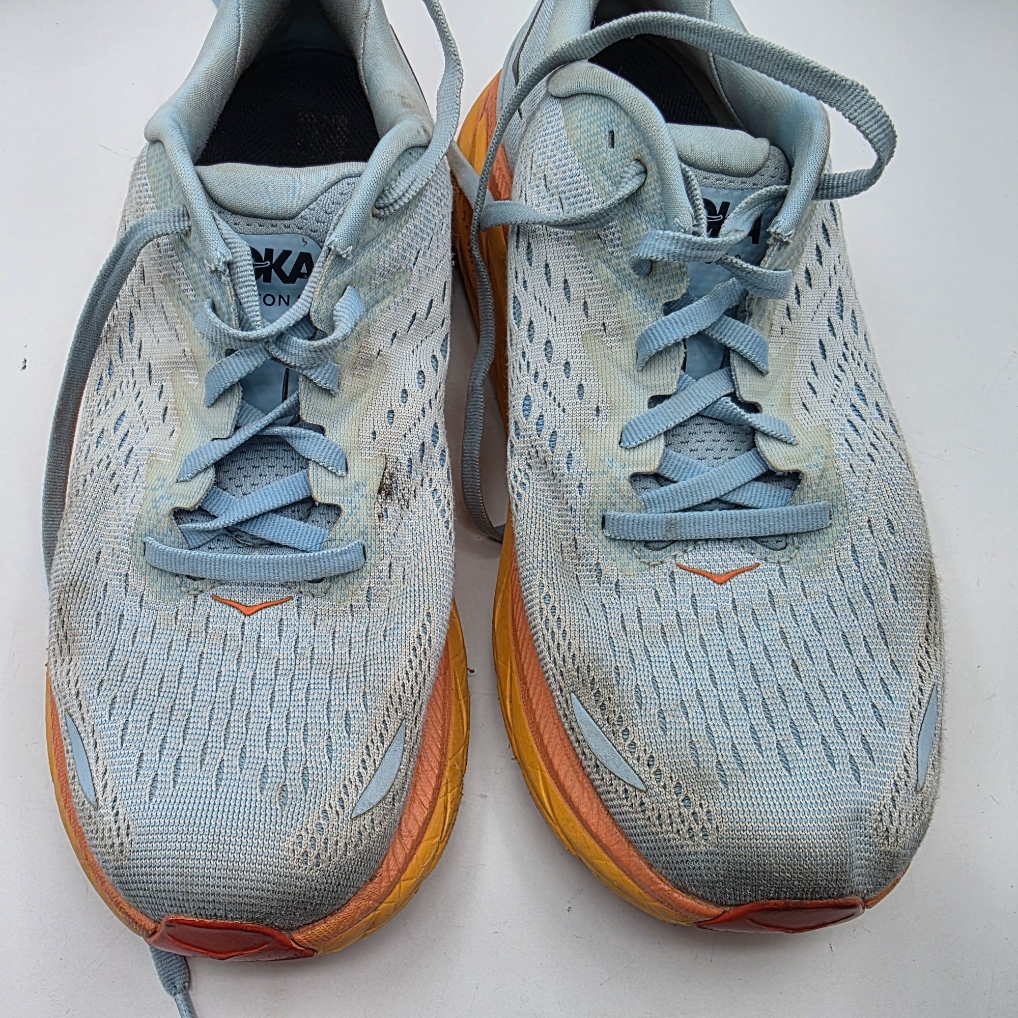 Hoka Hoka One One Clifton 8 Womens Size 8.5B Blue Orange Lightwei Size US 8.5 / IT 38.5 - 10 Thumbnail