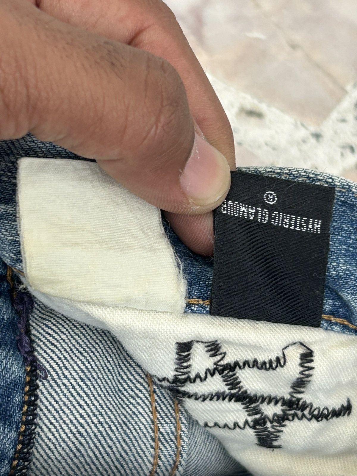 Hysteric Glamour Hysterics Japan X Ramones Lyrics Denim Size US 27 - 15 Thumbnail