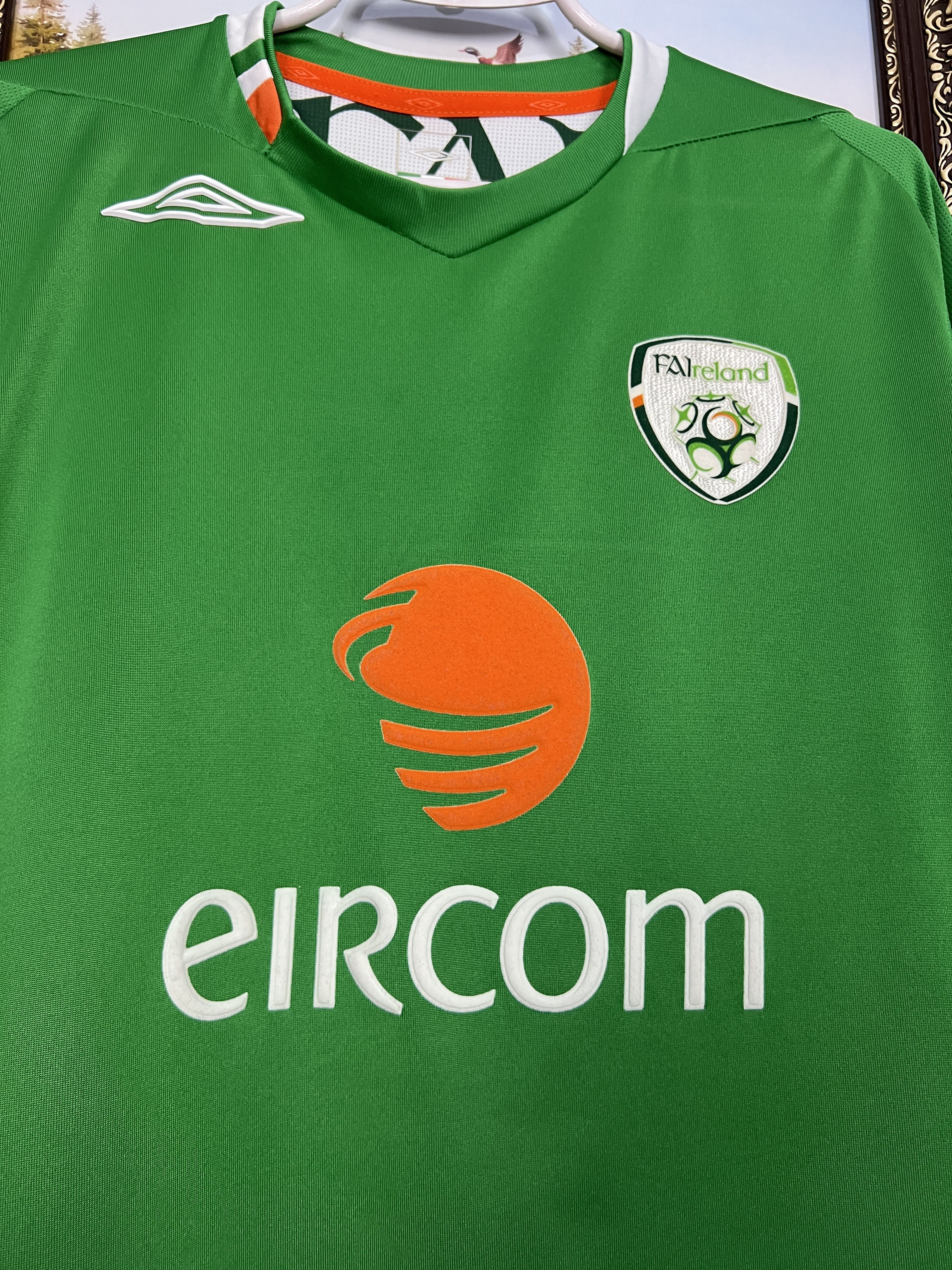 Umbro Republic of Ireland Home football shirt Soccer Jersey Trikot Size US L / EU 52-54 / 3 - 3 Thumbnail