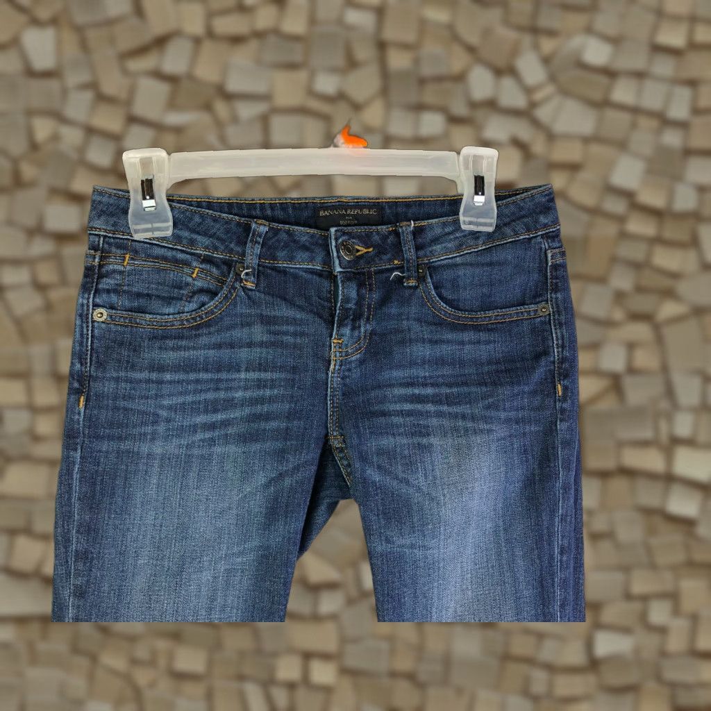 Banana Republic VINTAGE Banana Republic Bootcut Jeans? 25/0R 28x30 Measured Blue Denim Juniors Womens Regular Mid Rise Cotton Denim jeans Size 42" / US 20 - 1 Thumbnail