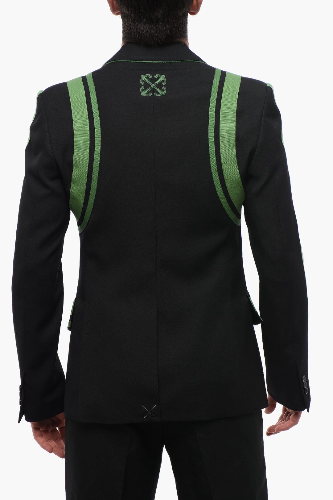 Off-White og1mm1025 Formal Vars Wool Blazer in Black Size US L / EU 52-54 / 3 - 2 Thumbnail