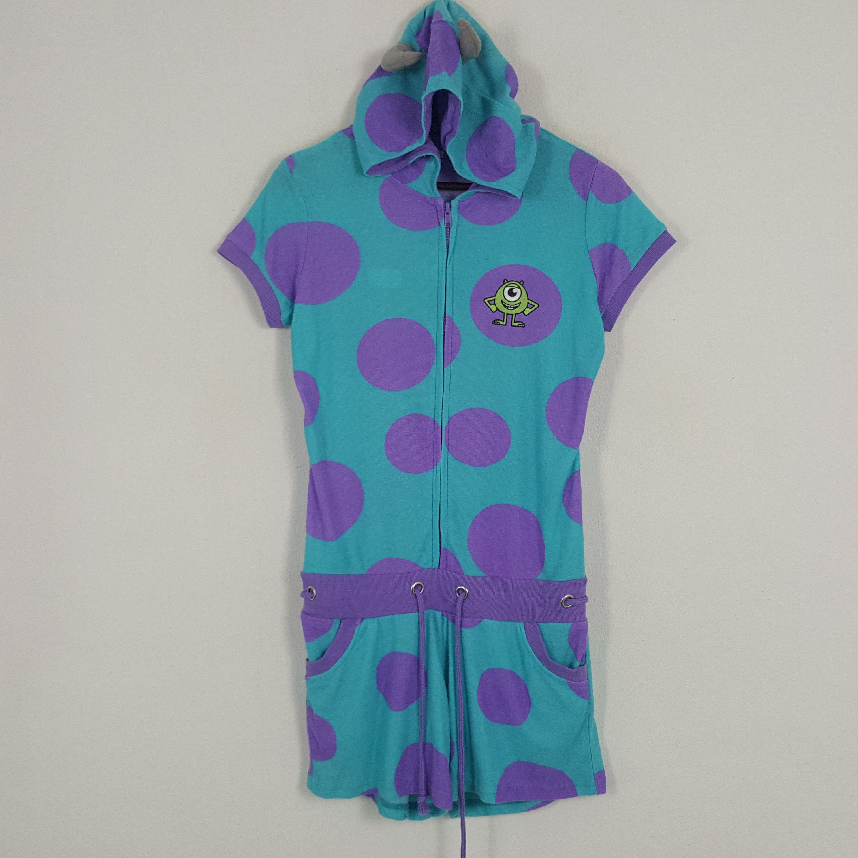 Vintage Disney Monster Polka Dot Suit With Hoodies