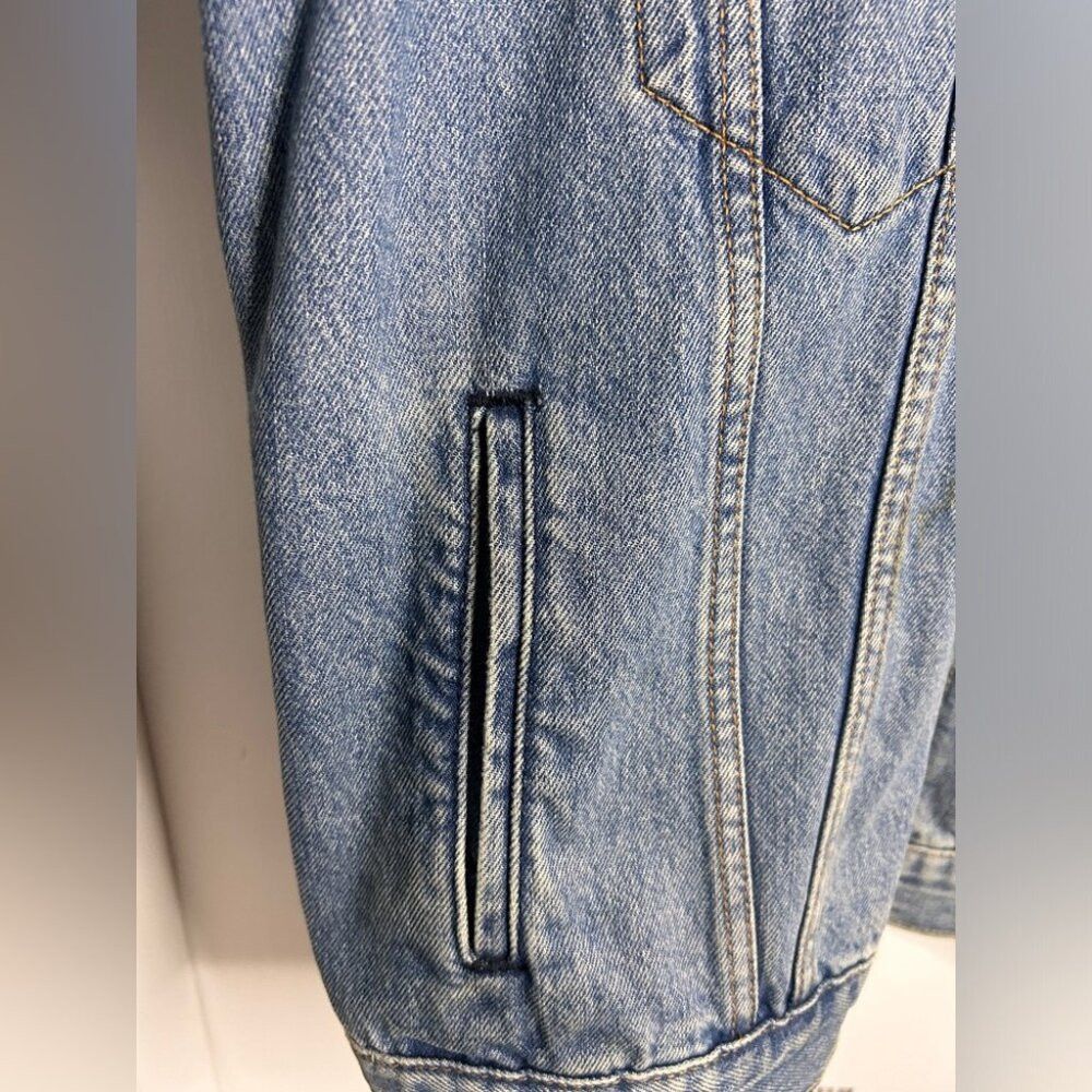 Levi's Men’s Blue Levi’s Denim Jean Jacket with Zipper Size Medium Size US L / EU 52-54 / 3 - 8 Thumbnail
