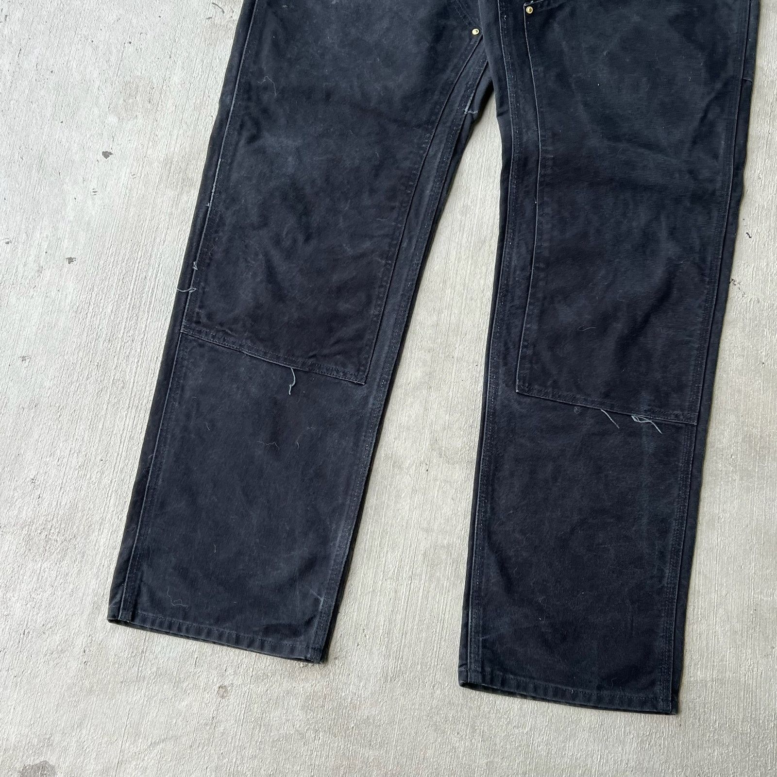 Carhartt × Vintage Carhartt black double knee work wear carpenter pants Size US 37 - 8 Thumbnail