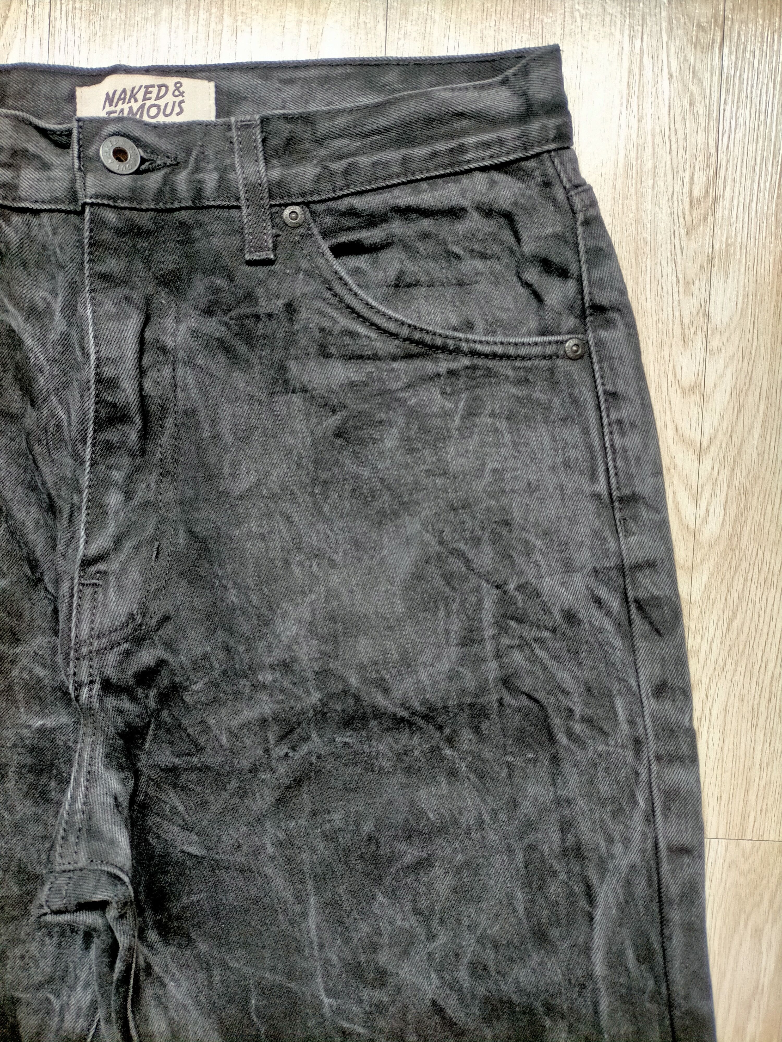 Naked & Famous Naked & Famous Selvedge Black Denim Size US 30 / EU 46 - 5 Thumbnail