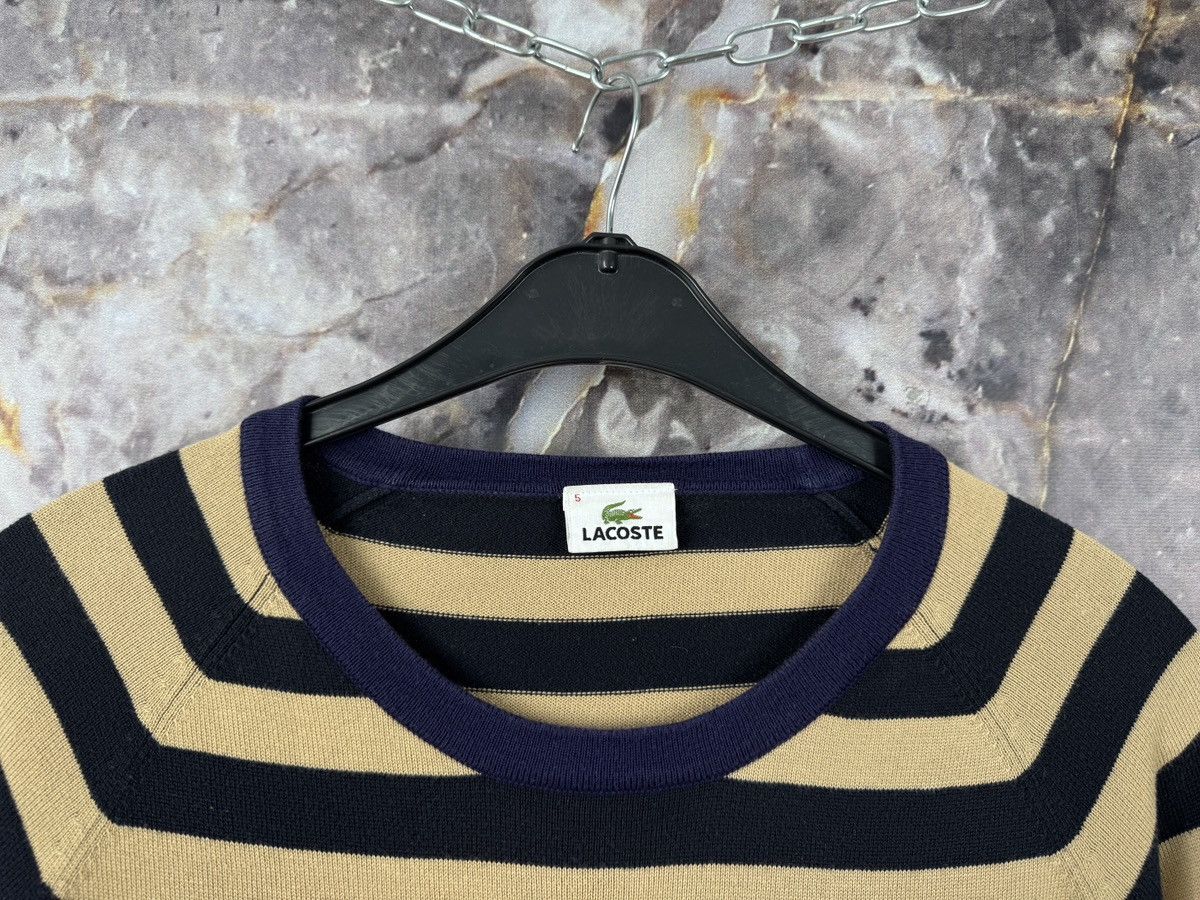 Burberry Men’s Lacoste Sweatshirt Stripes Pullover Size 5 ( Large ) Size US L / EU 52-54 / 3 - 5 Thumbnail