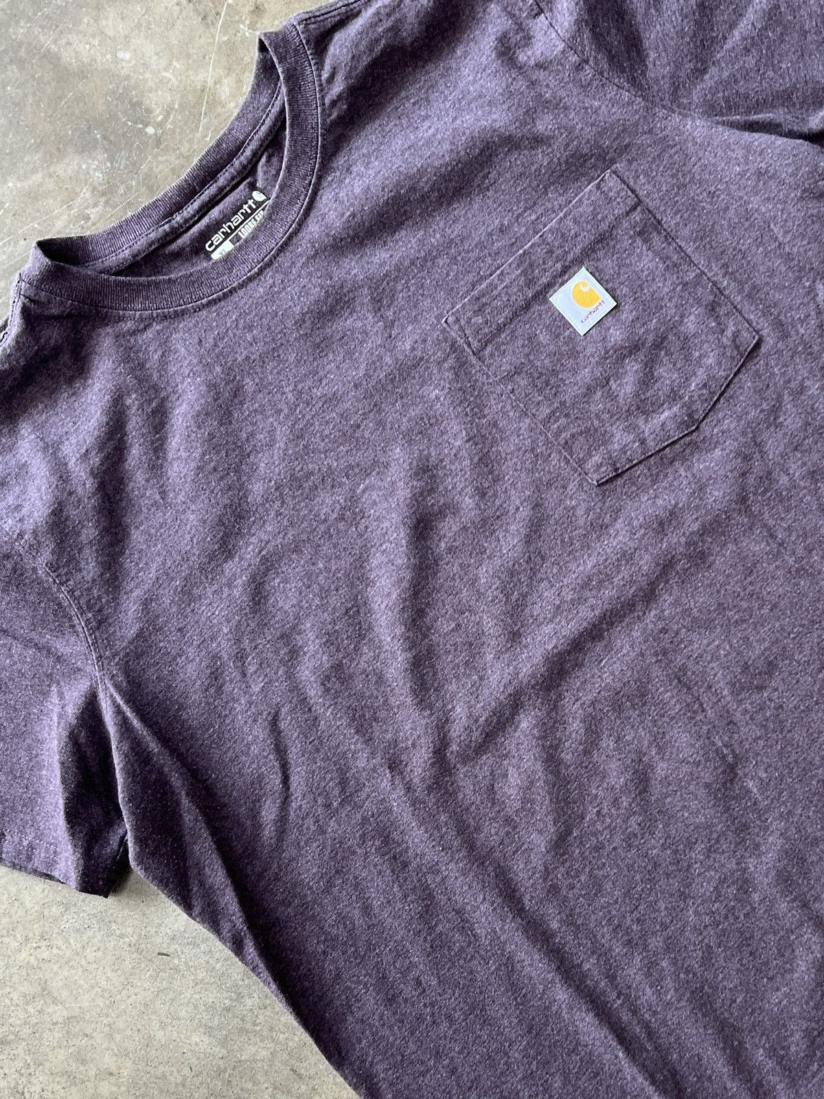 Carhartt × Vintage Carhartt Loose Fit Mauve Pocket Tee XL Size US XL / EU 56 / 4 - 1 Thumbnail