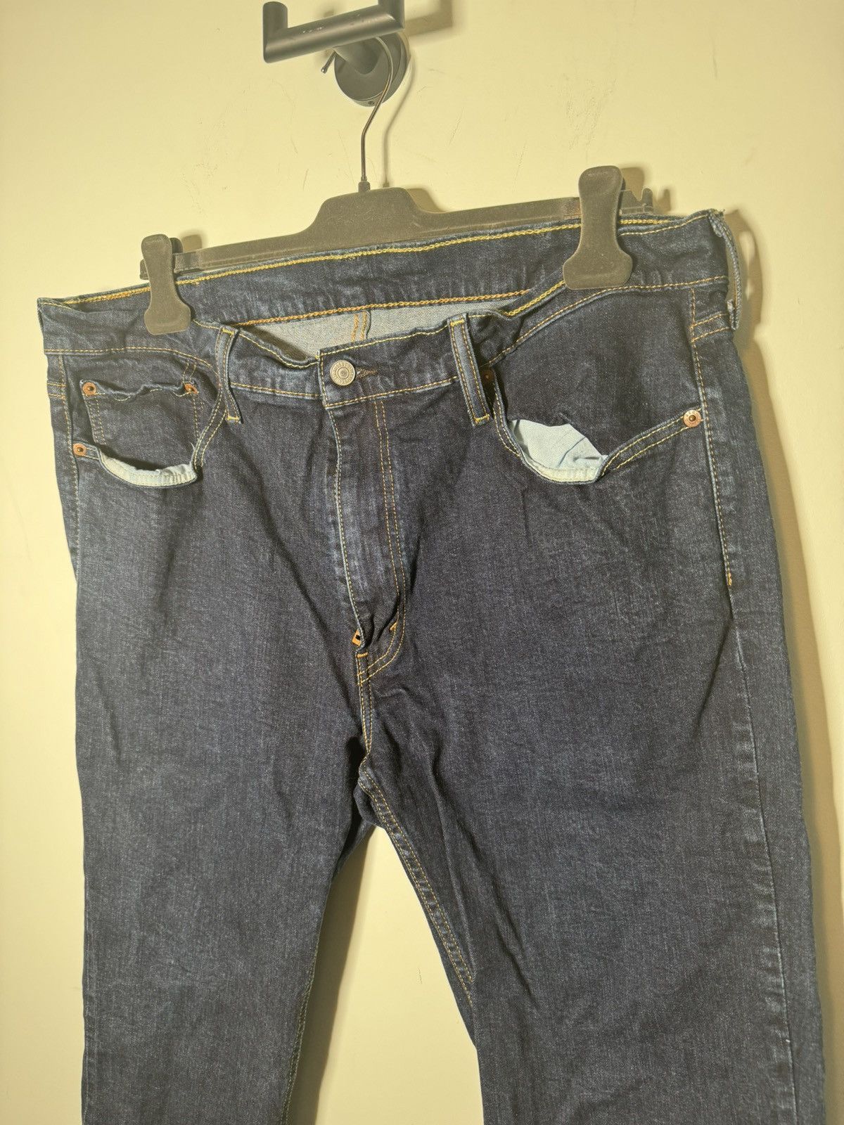 Levi's × Levi's Vintage Clothing Levi's Dark Blue 514 Oversized Denim Jeans 40x34 Size US 40 / EU 56 - 4 Thumbnail