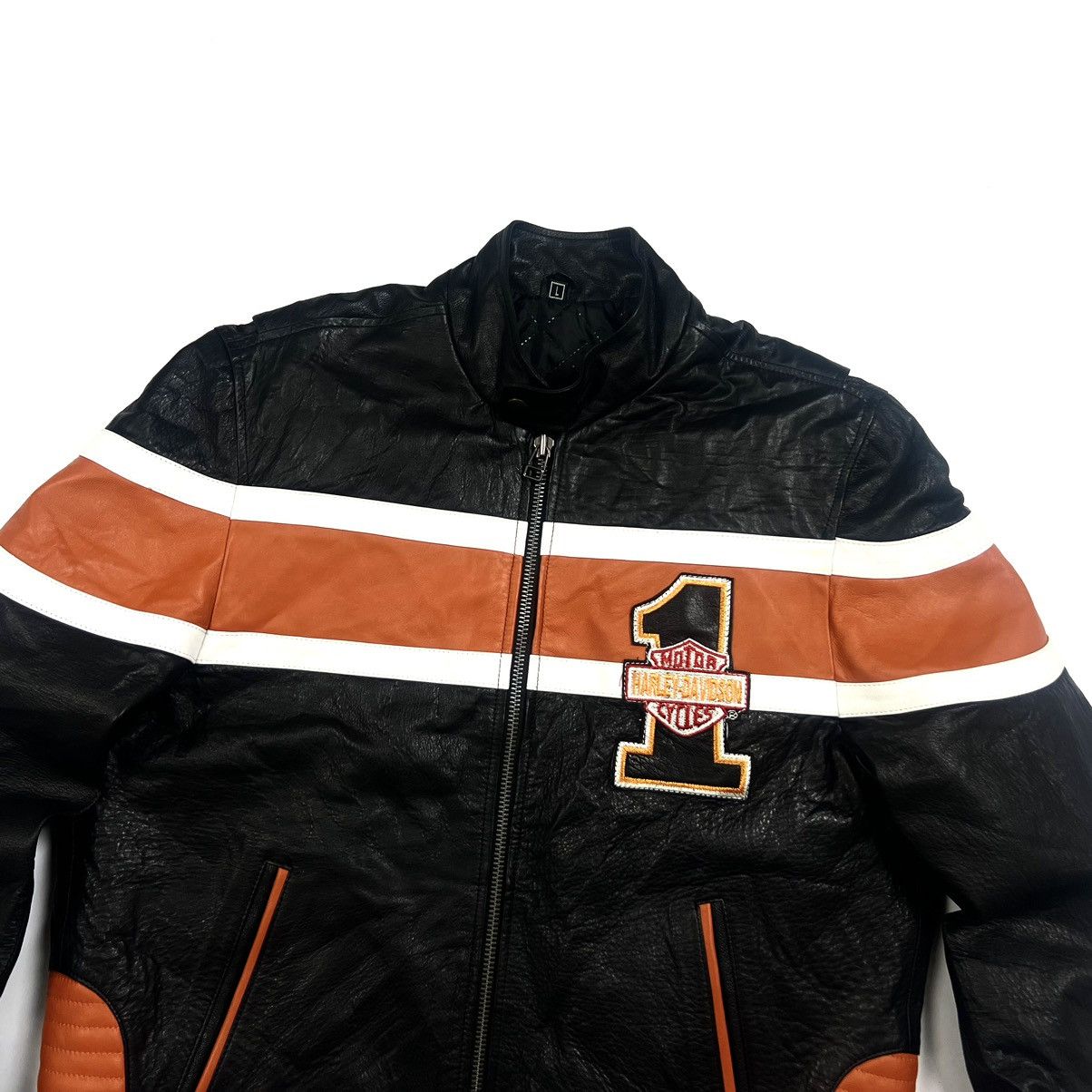 Harley Davidson × Vintage Vintage Harley Davidson Embroidered Logo Jacket Size L Size US L / EU 52-54 / 3 - 4 Thumbnail