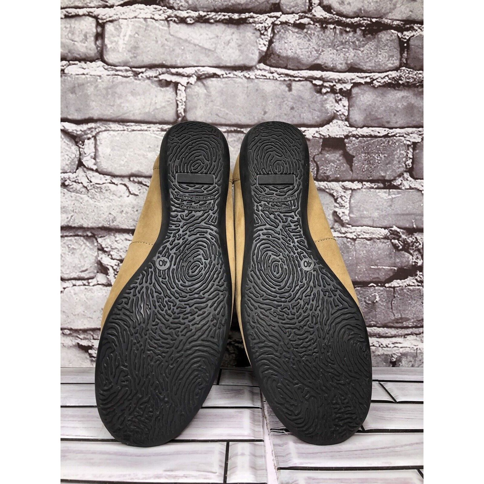 Other Aquitaine Brown Leather Perforated Ballet Flats Round Toe Sh Size US 9 / IT 39 - 10 Thumbnail