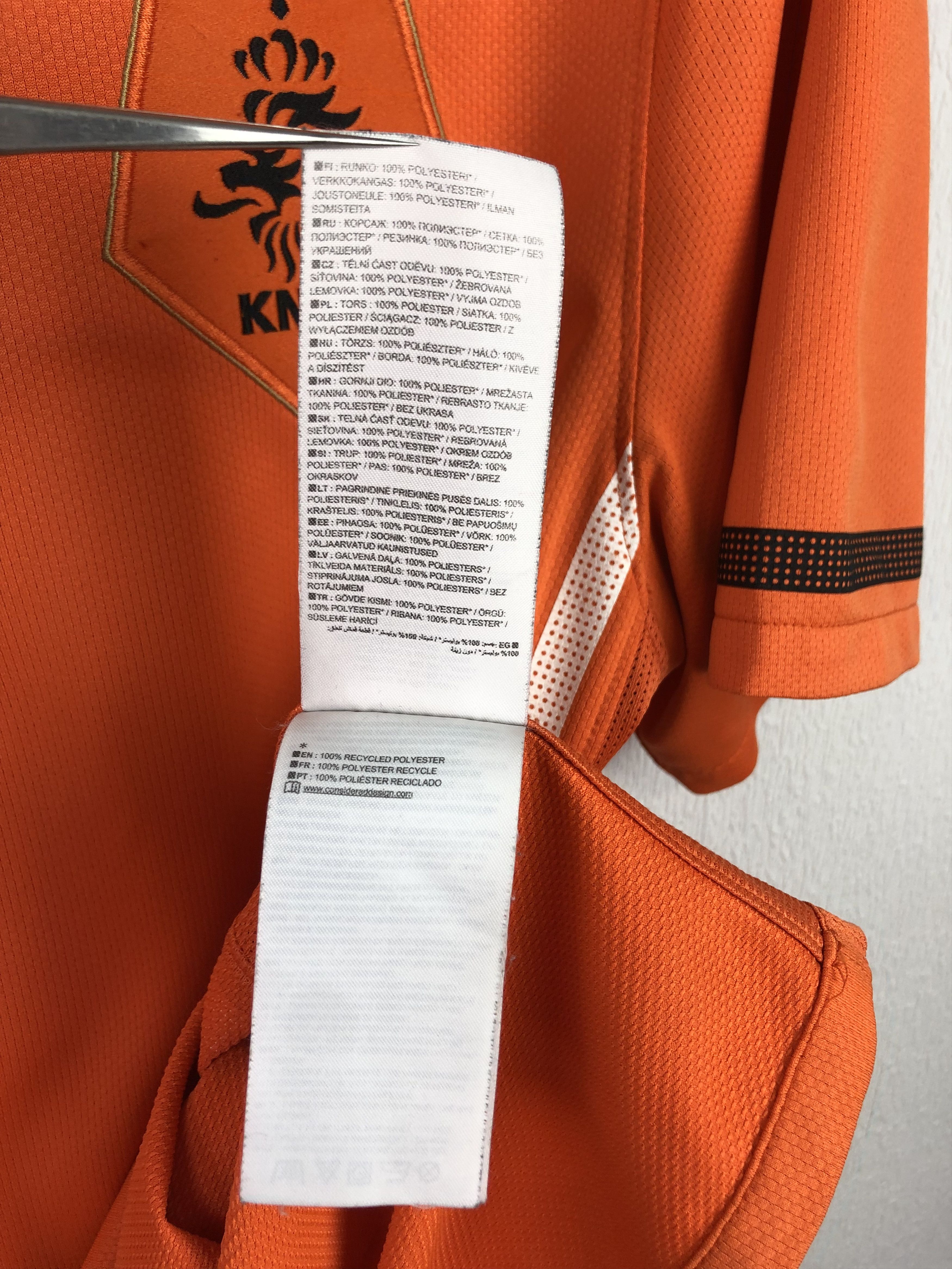 Nike Netherlands Holland shirt 2010 Soccer Nike Mens Jersey Size US M / EU 48-50 / 2 - 11 Thumbnail
