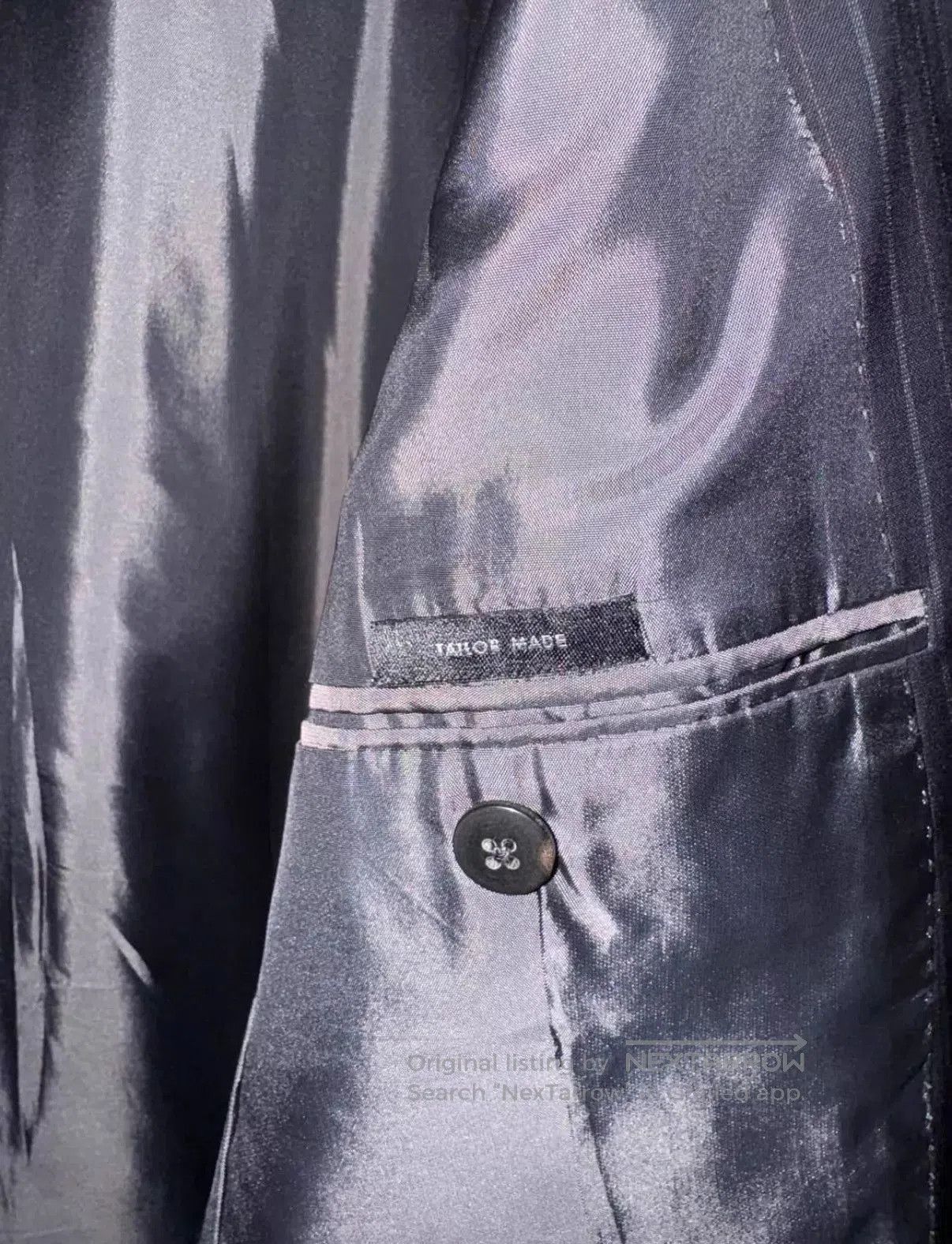 Raf Simons Black Striped Single-Breasted Blazer. Size US M / EU 48-50 / 2 - 7 Thumbnail