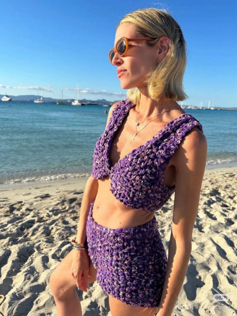 Chanel Chanel 22p early spring purple mixed color braided vest Size XS / US 0-2 / IT 36-38 - 9 Thumbnail