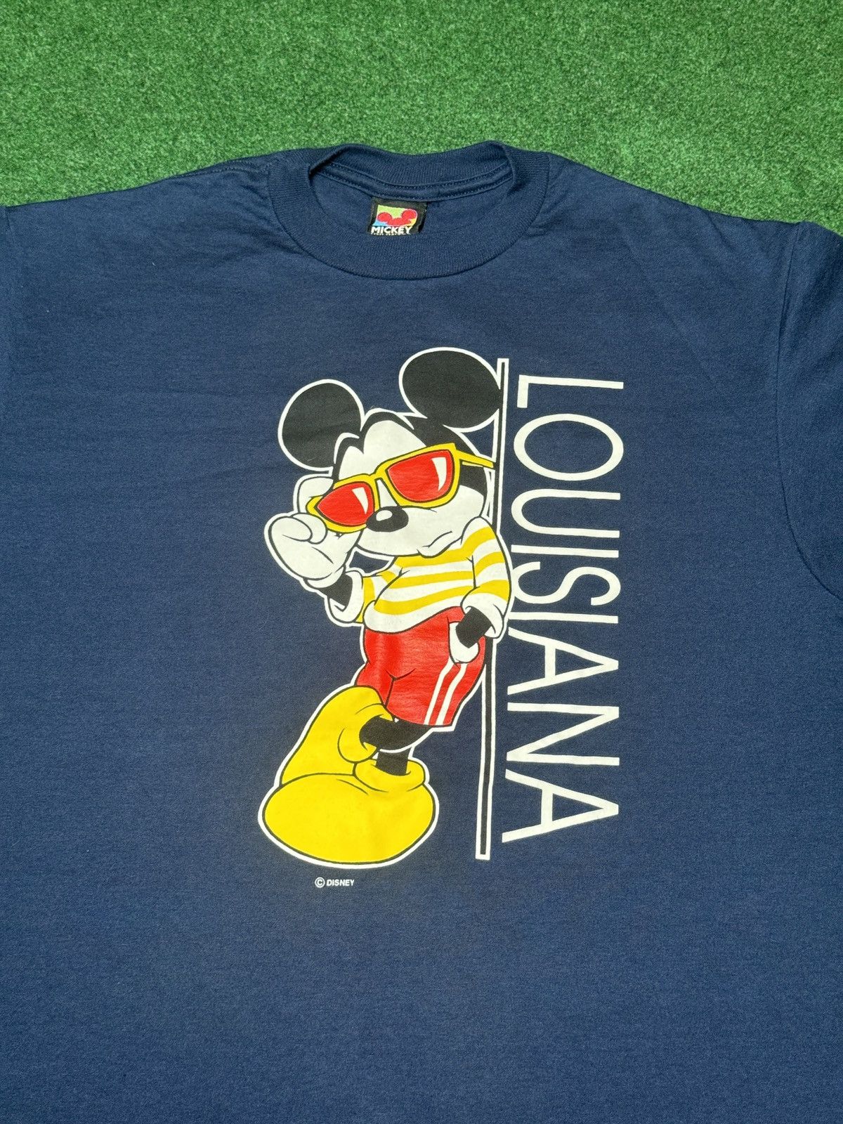 Disney × Mickey Unlimited × Vintage Vintage 90s Mickey Unlimited mouse Louisiana Hip Hop T Shirt Size US L / EU 52-54 / 3 - 2 Thumbnail