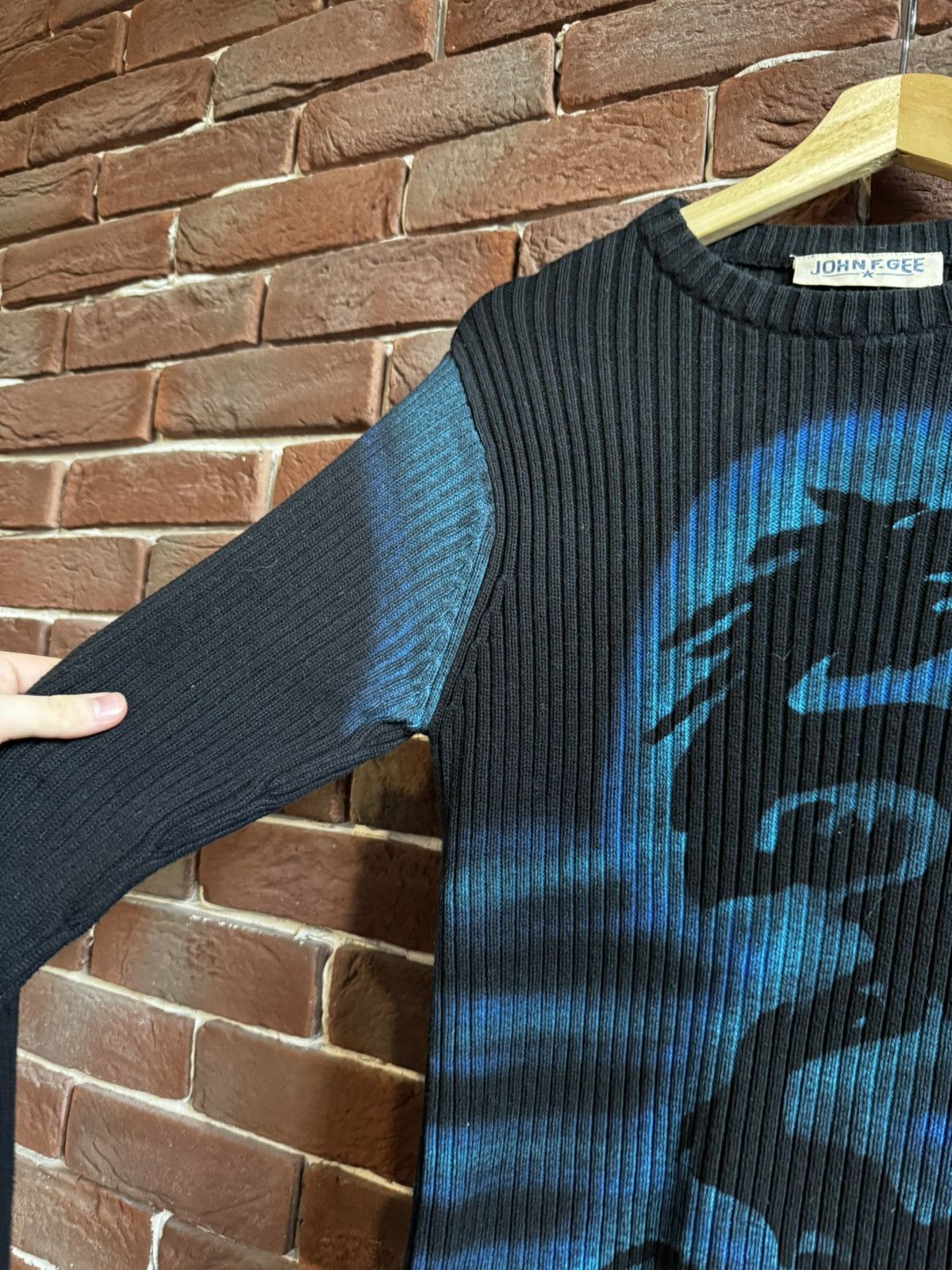 Other Vintage Avant Garde Dragon Y2K Japanese Vibe Knit Hype Drip Size US S / EU 44-46 / 1 - 3 Thumbnail